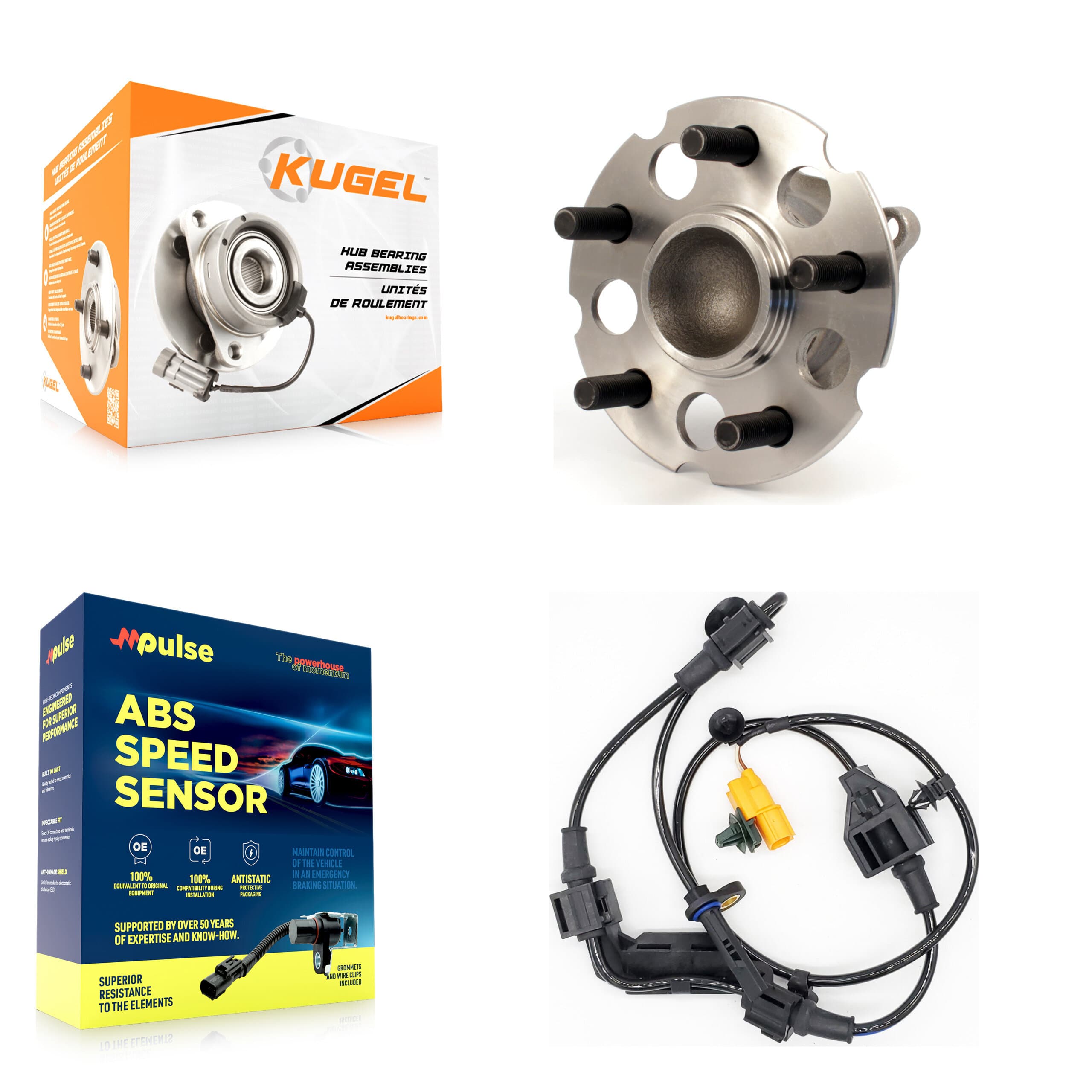 Kugel - K7S-100691 - Rear Wheel Bearing and Hub Assembly Kits image 1