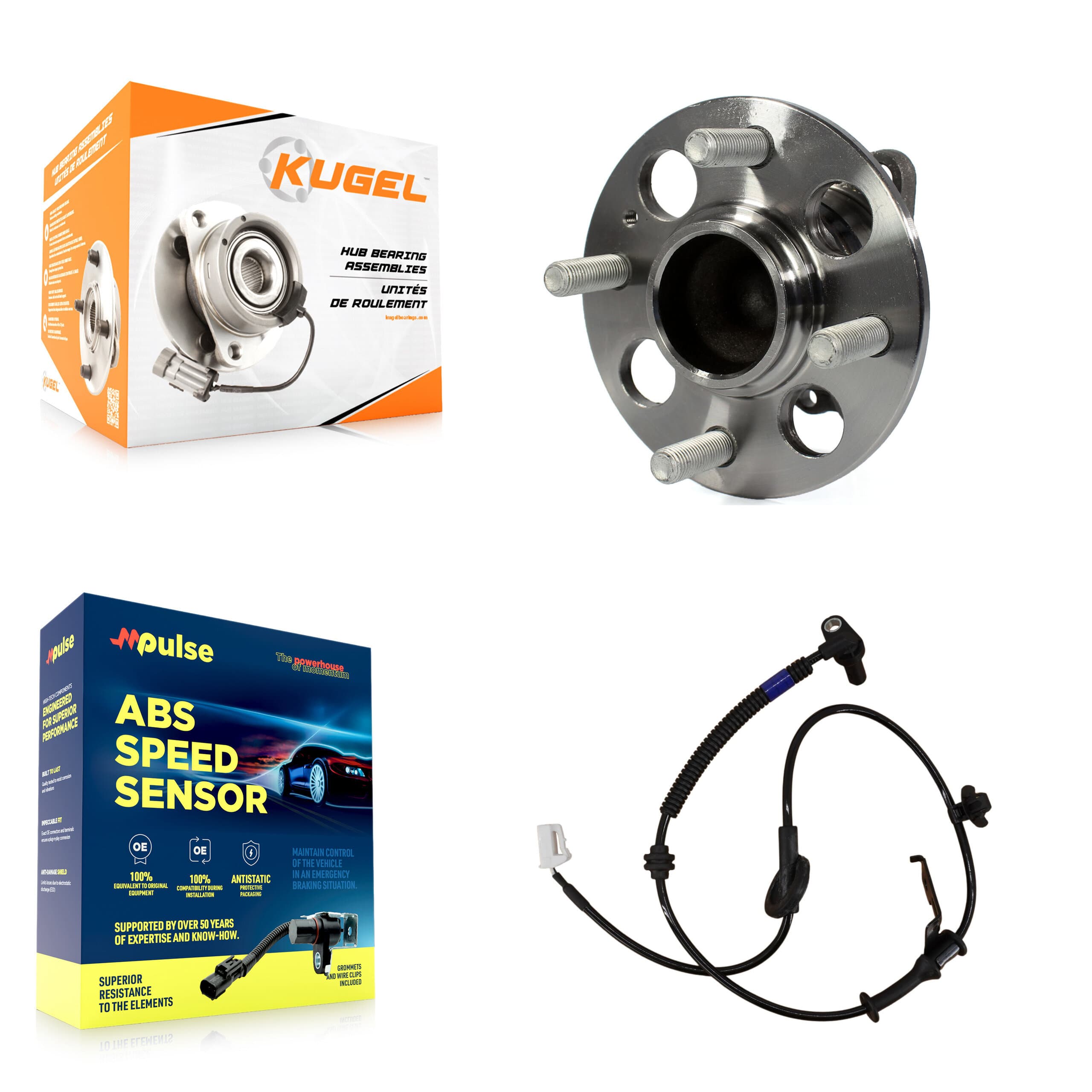 Kugel - K7S-100710 - Rear Wheel Bearing and Hub Assembly Kits image 1