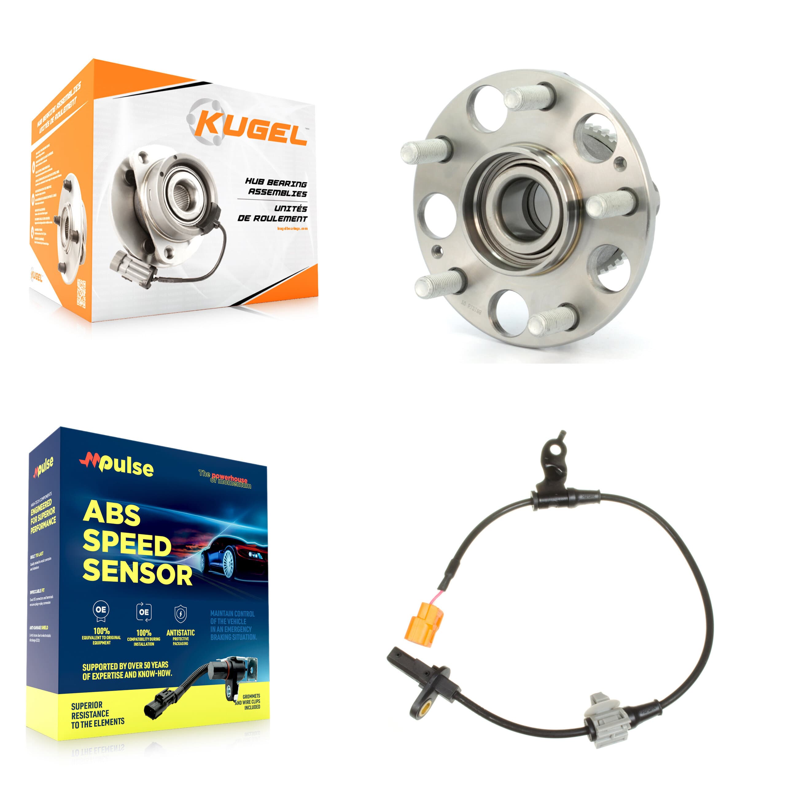 Kugel - K7S-100726 - Rear Wheel Bearing and Hub Assembly Kits image 1