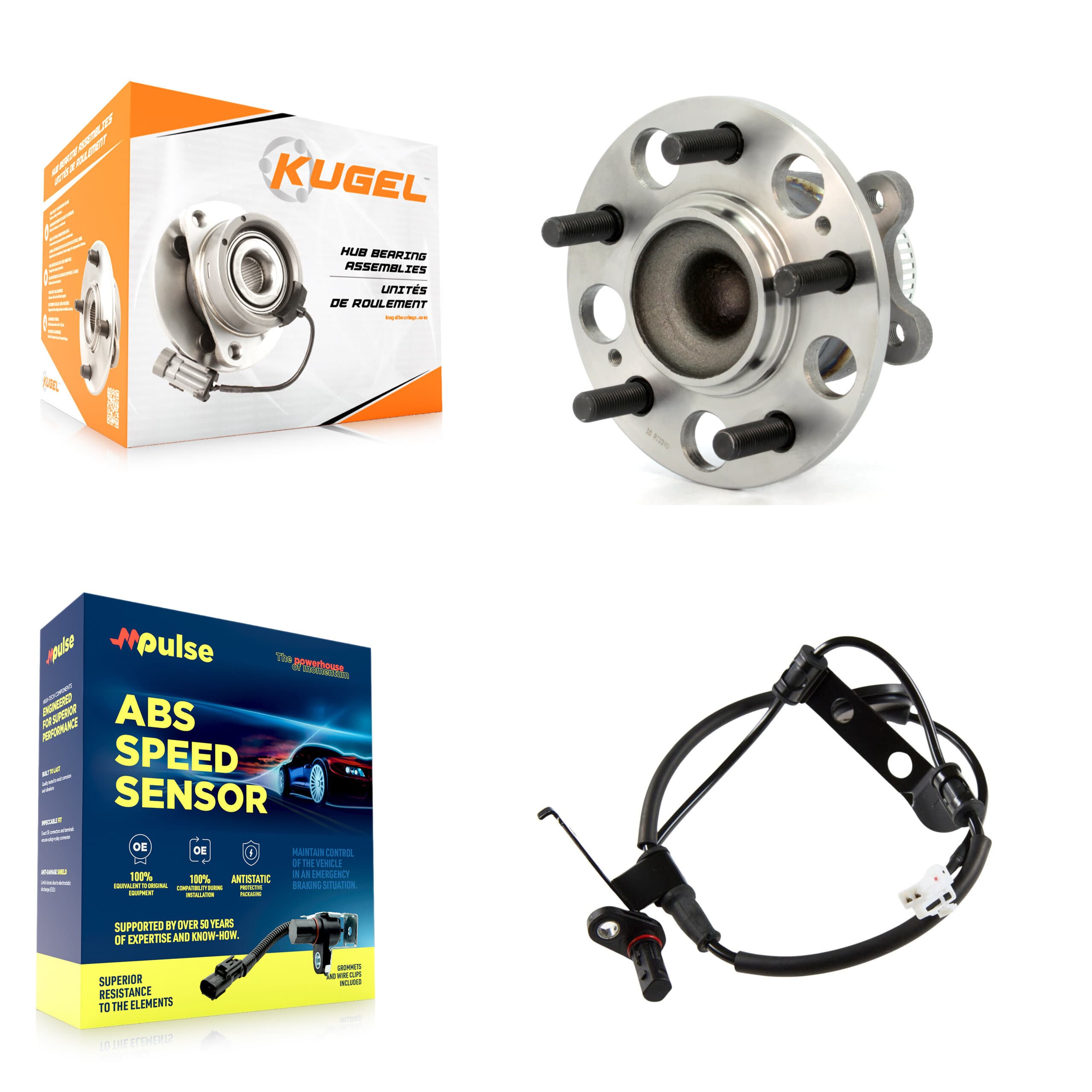Kugel - K7S-100734 - Rear Wheel Bearing and Hub Assembly Kits image 1