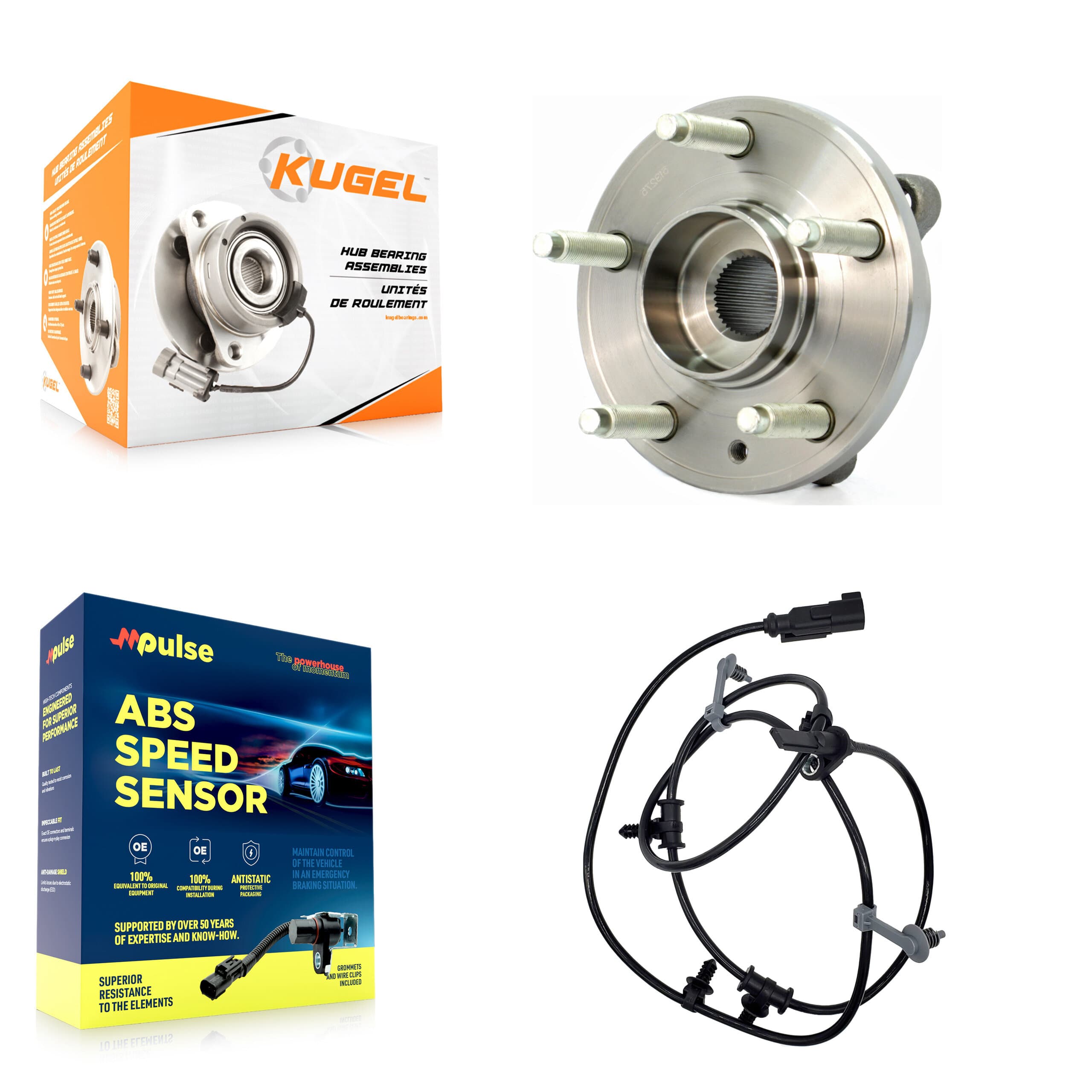 Kugel - K7S-100746 - Rear Wheel Bearing and Hub Assembly Kits image 1
