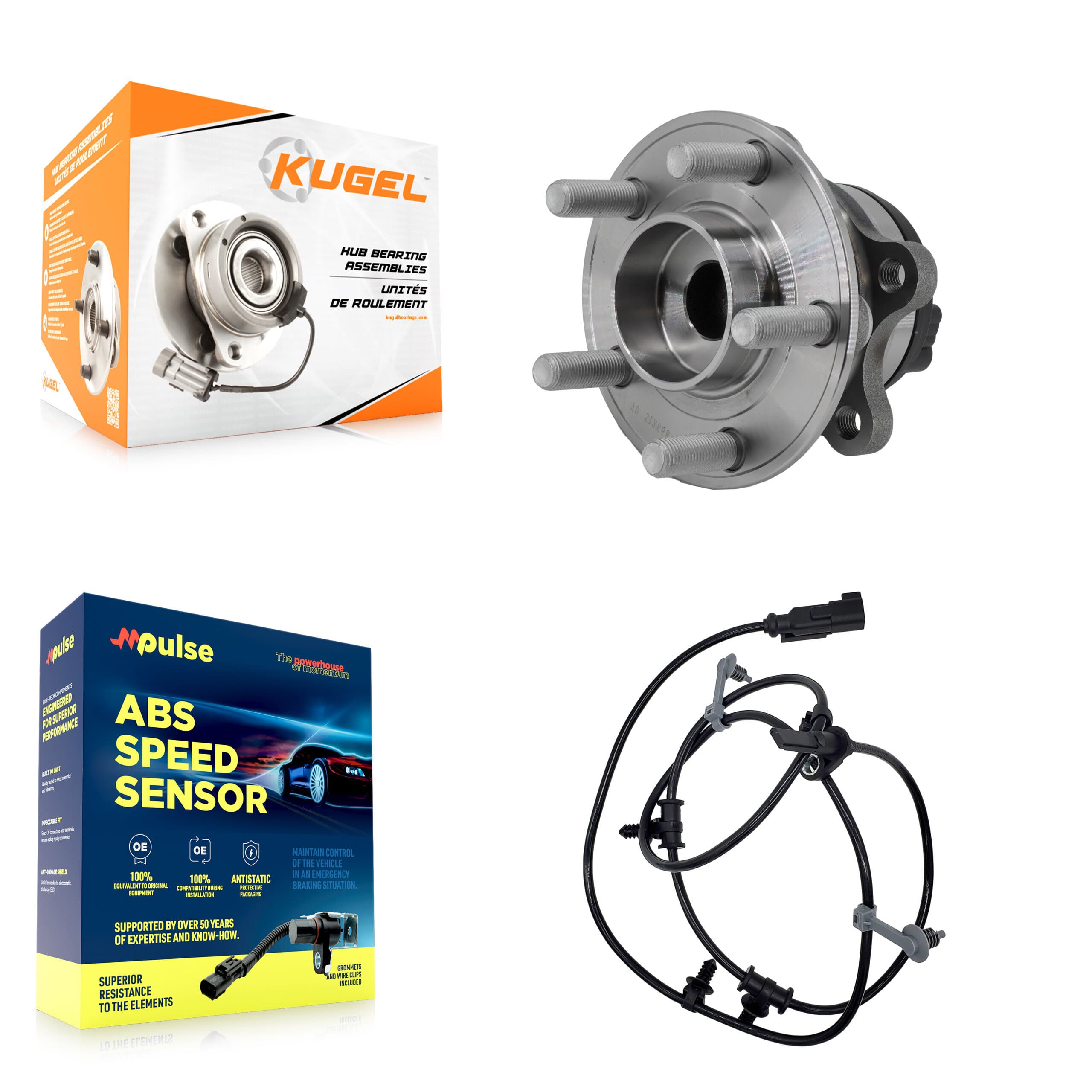 Kugel - K7S-100747 - Rear Wheel Bearing and Hub Assembly Kits image 1