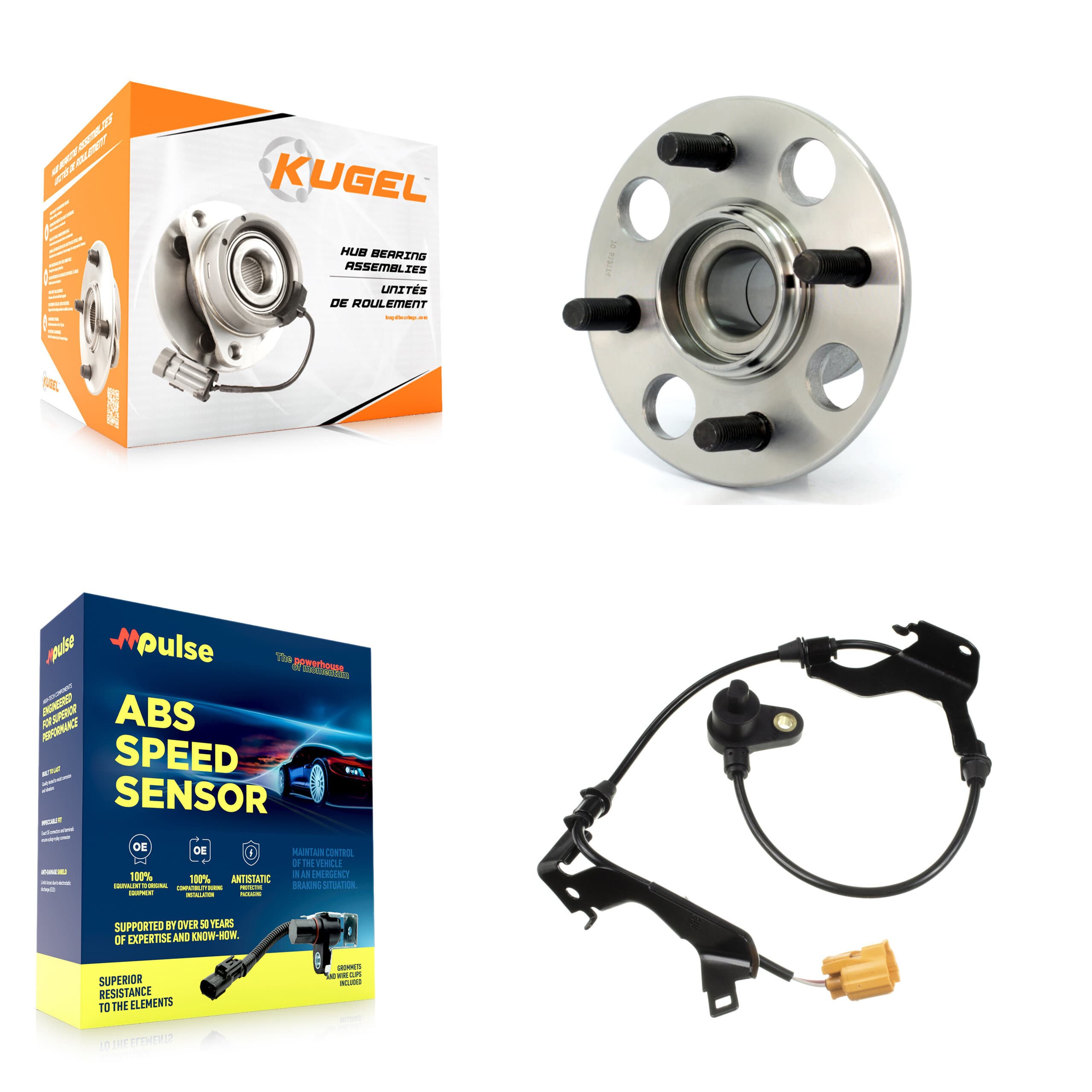 Kugel - K7S-100770 - Rear Wheel Bearing and Hub Assembly Kits image 1