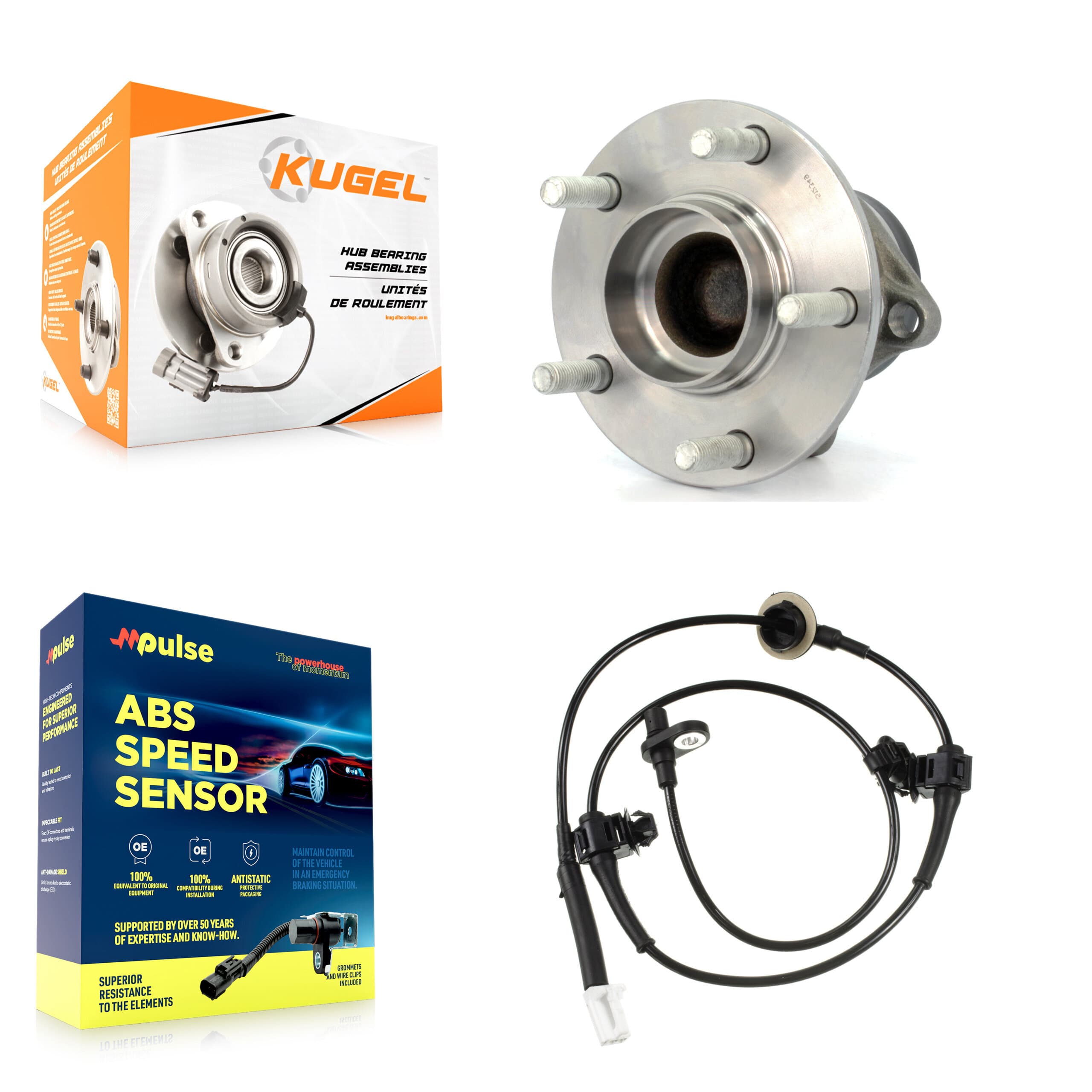 Kugel - K7S-100787 - Rear Wheel Bearing and Hub Assembly Kits image 1