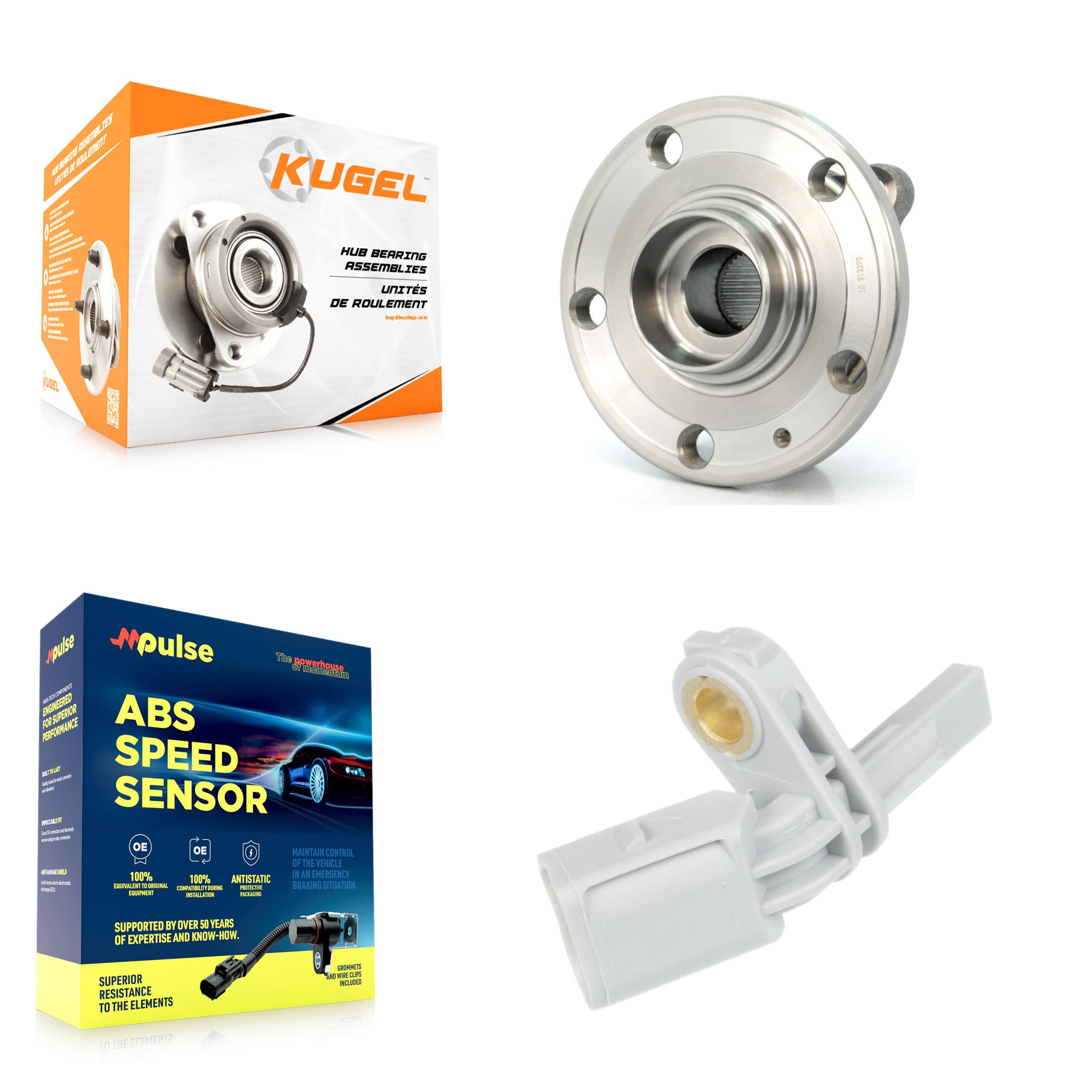Kugel - K7S-100799 - Rear Wheel Bearing and Hub Assembly Kits image 1