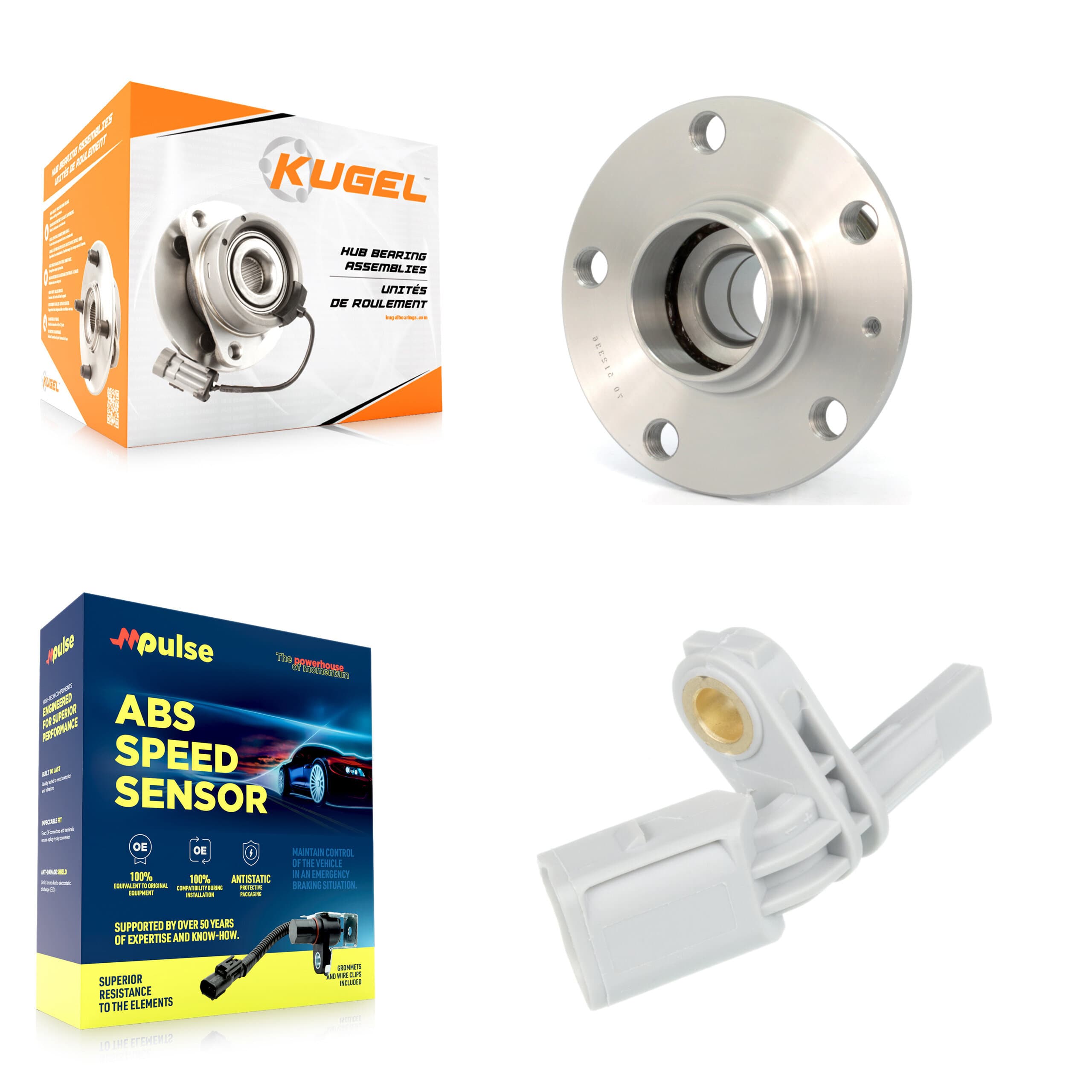 Kugel - K7S-100806 - Rear Wheel Bearing and Hub Assembly Kits image 1