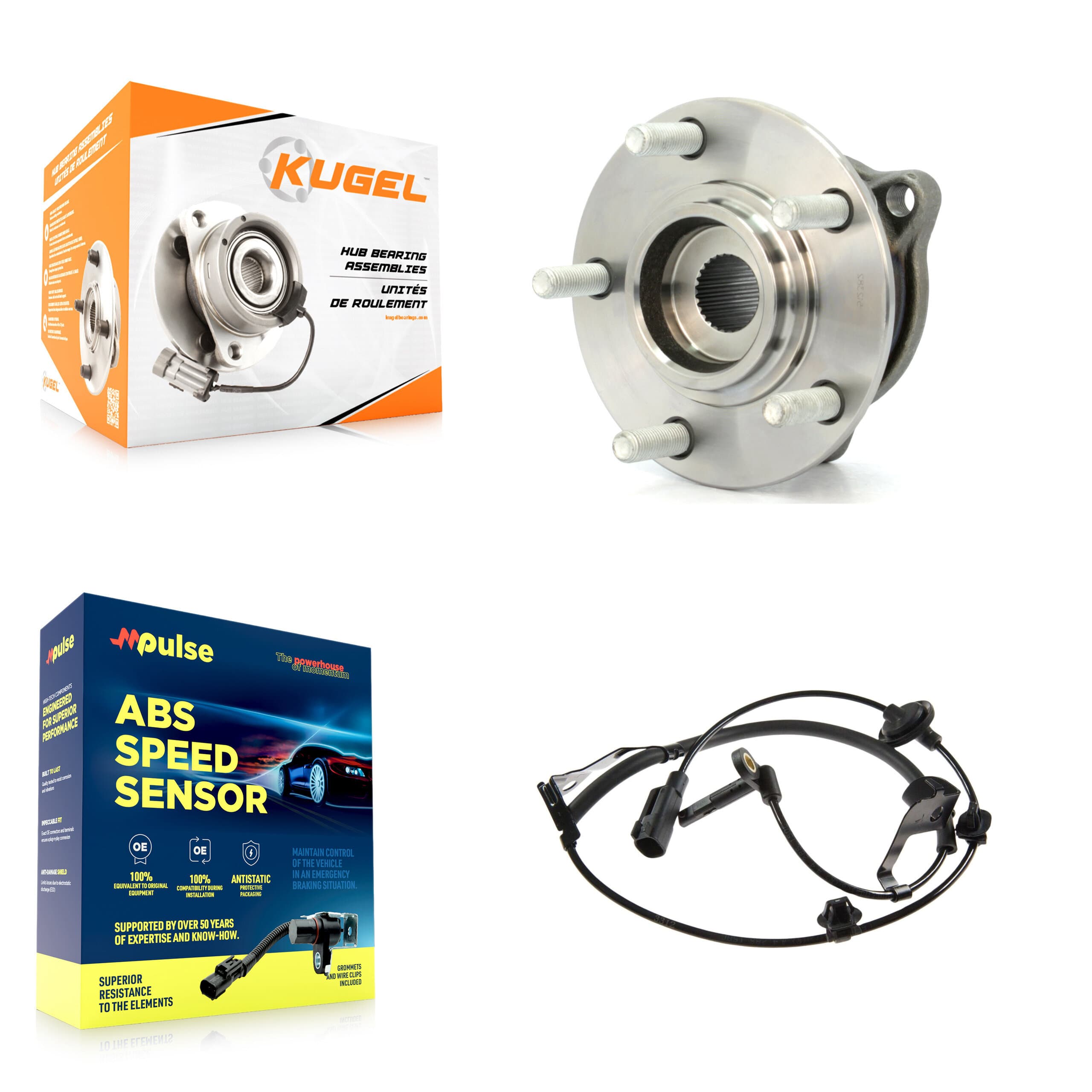 Kugel - K7S-100815 - Rear Wheel Bearing and Hub Assembly Kits image 1