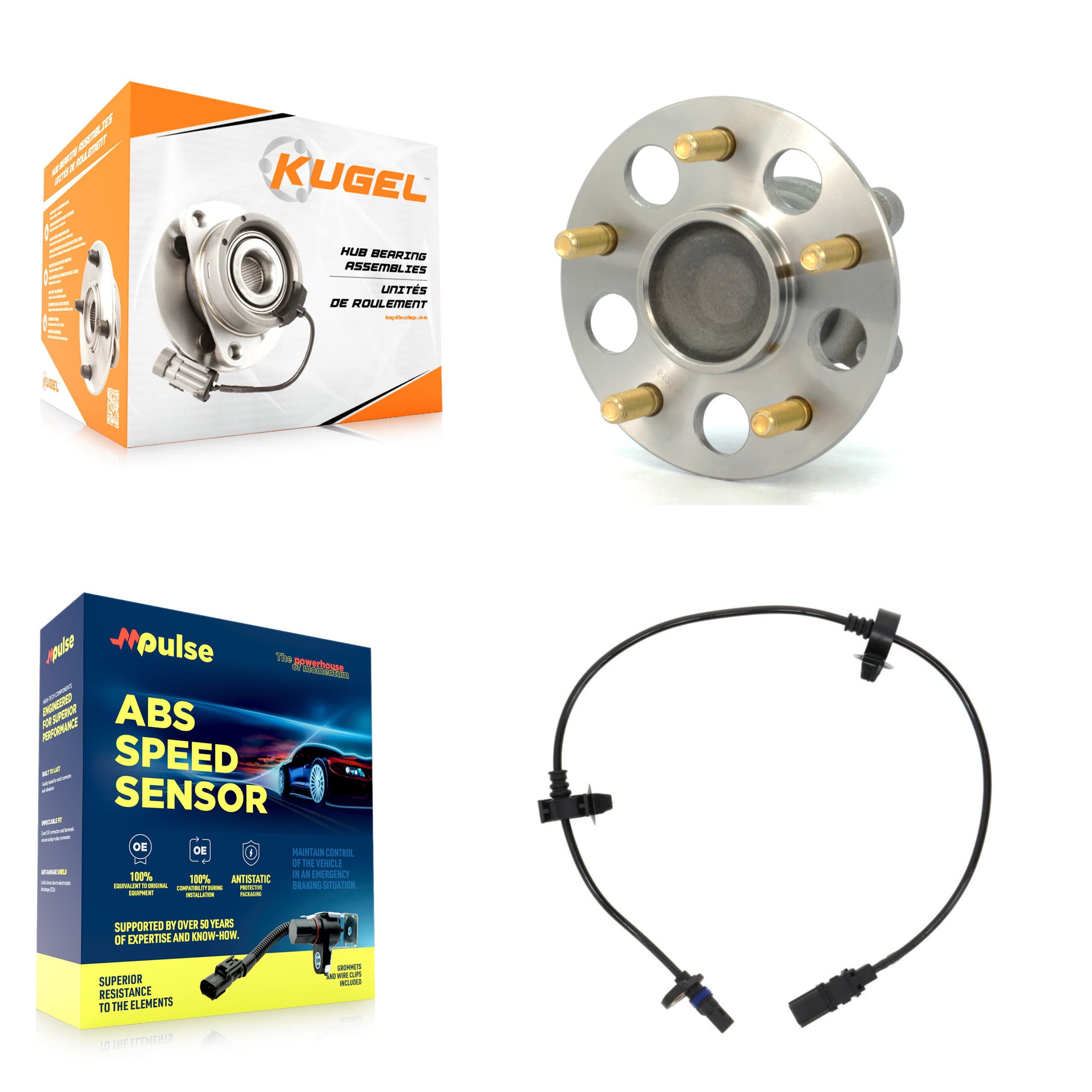 Kugel - K7S-100827 - Rear Wheel Bearing and Hub Assembly Kits image 1