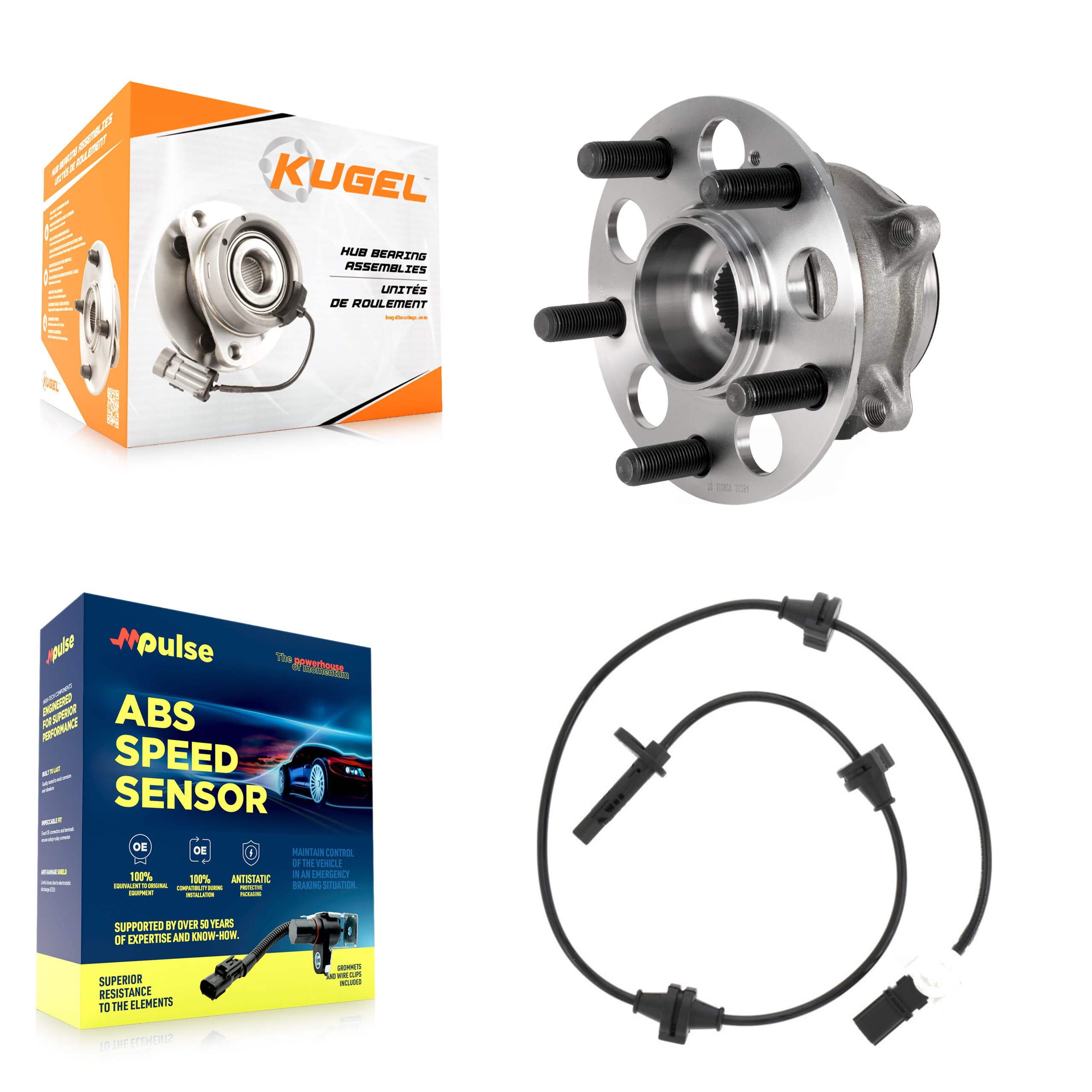 Kugel - K7S-100842 - Rear Wheel Bearing and Hub Assembly Kits image 1