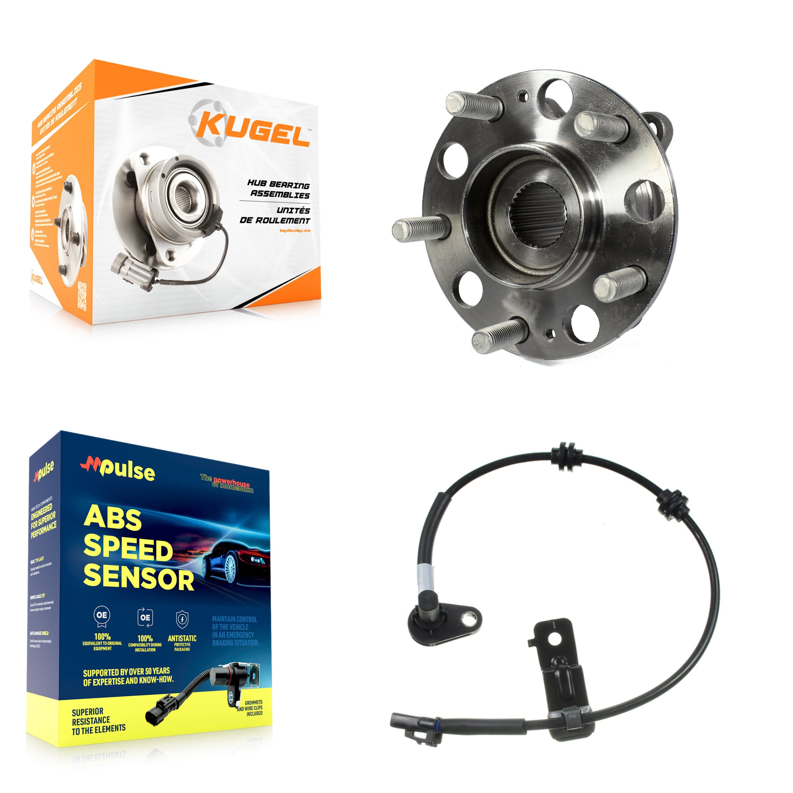 Kugel - K7S-100852 - Rear Wheel Bearing and Hub Assembly Kits image 1