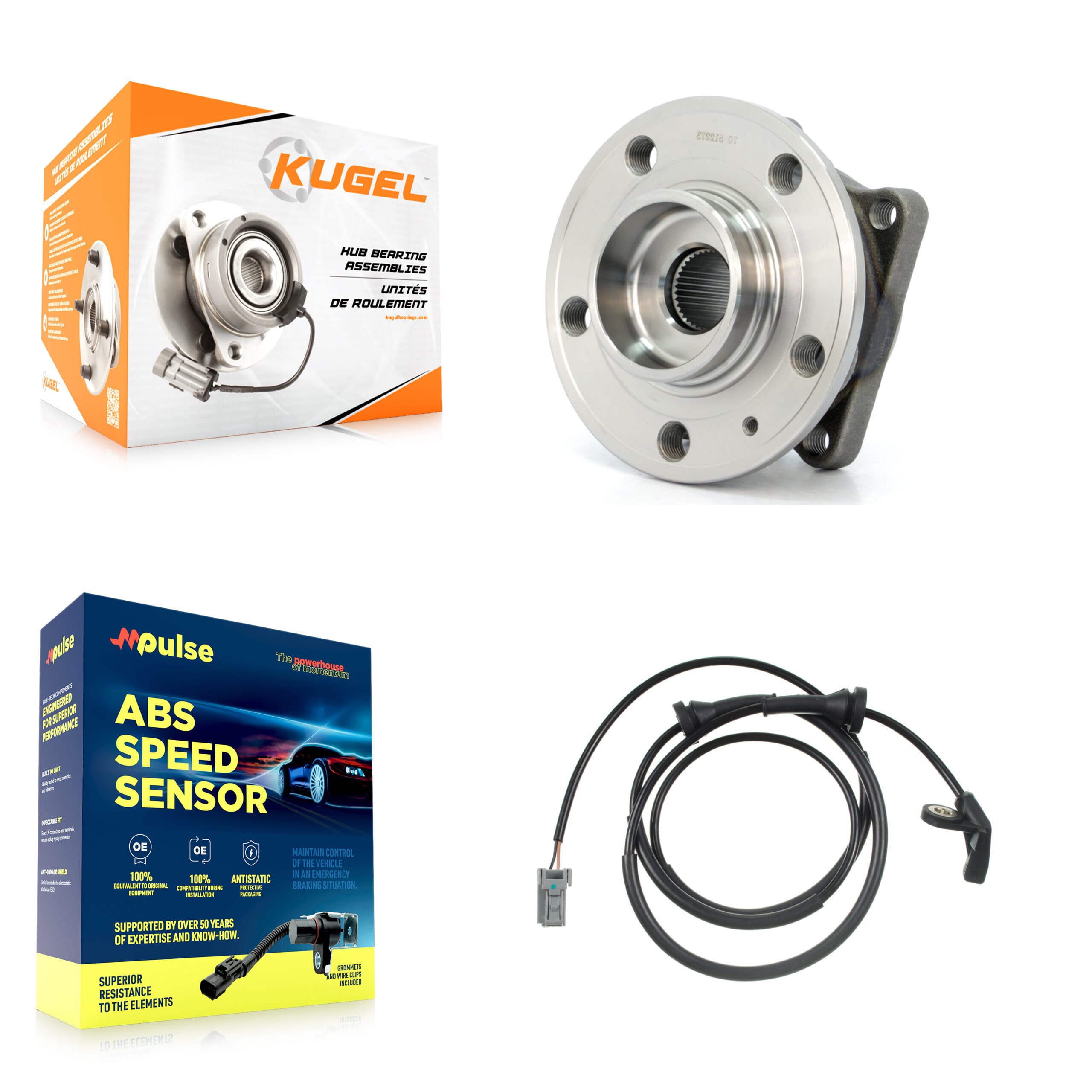 Kugel - K7S-100862 - Rear Wheel Bearing and Hub Assembly Kits image 1