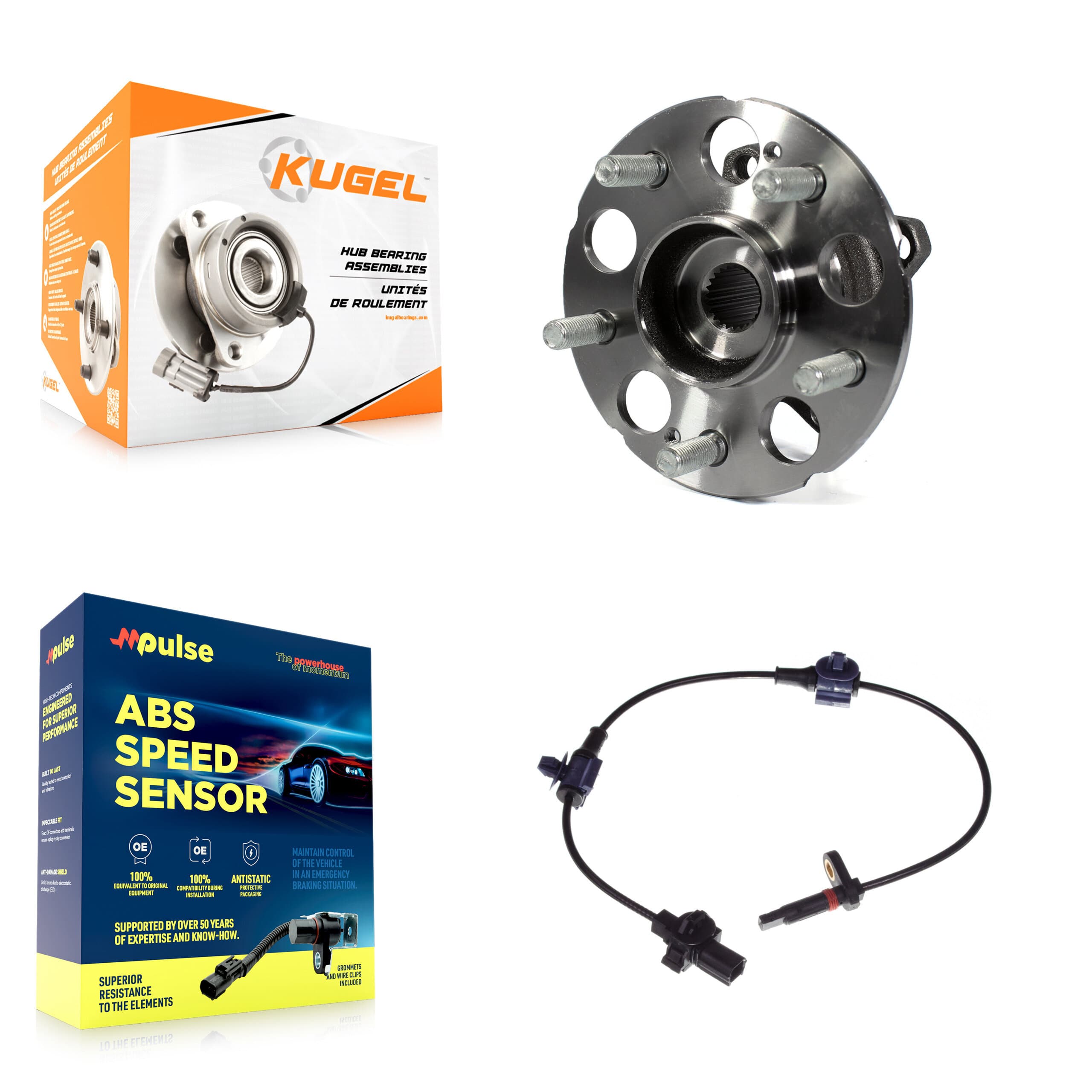 Kugel - K7S-100873 - Rear Wheel Bearing and Hub Assembly Kits image 1