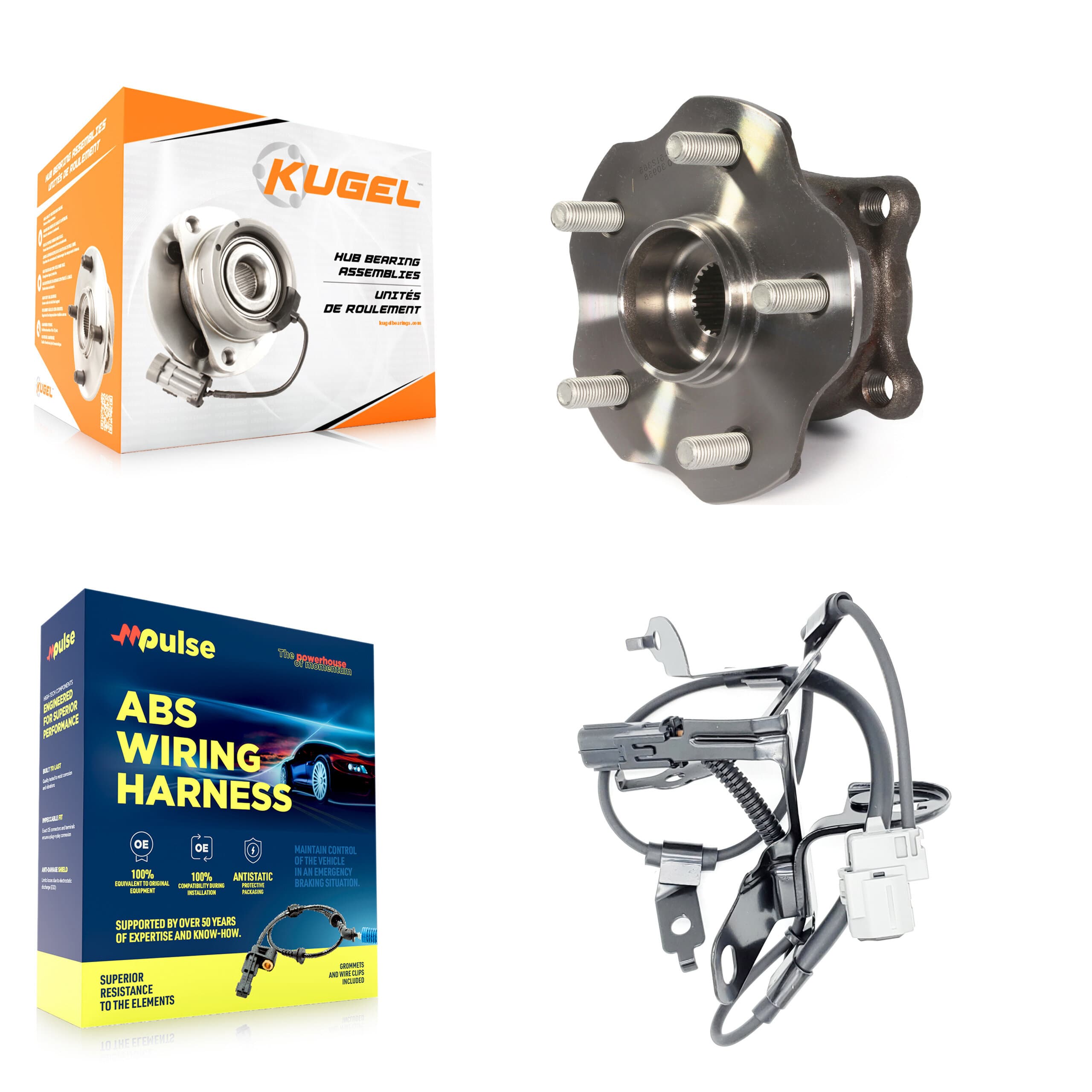 Kugel - K7S-100931 - Rear Wheel Bearing and Hub Assembly Kits image 1