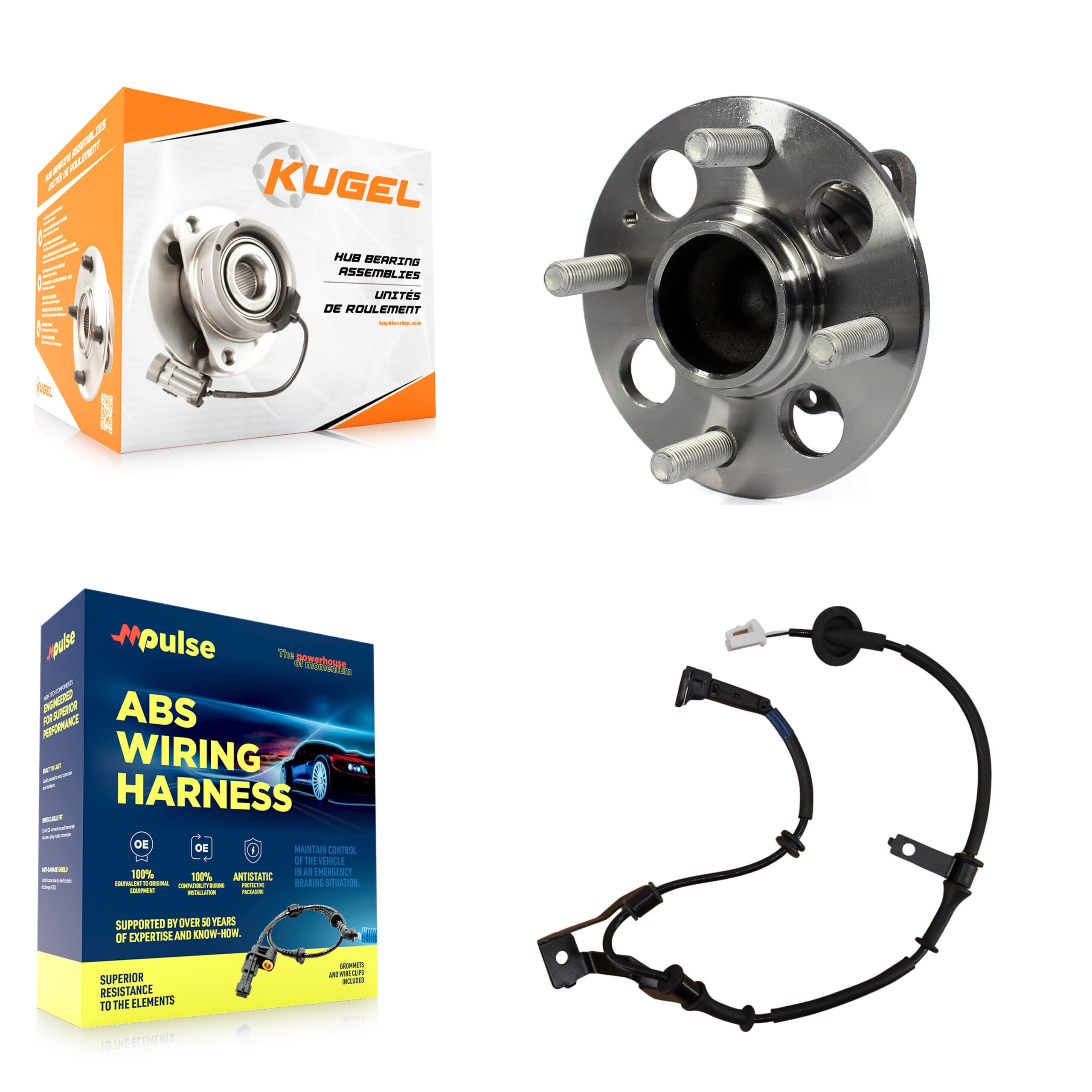 Kugel - K7S-100962 - Rear Wheel Bearing and Hub Assembly Kits image 1