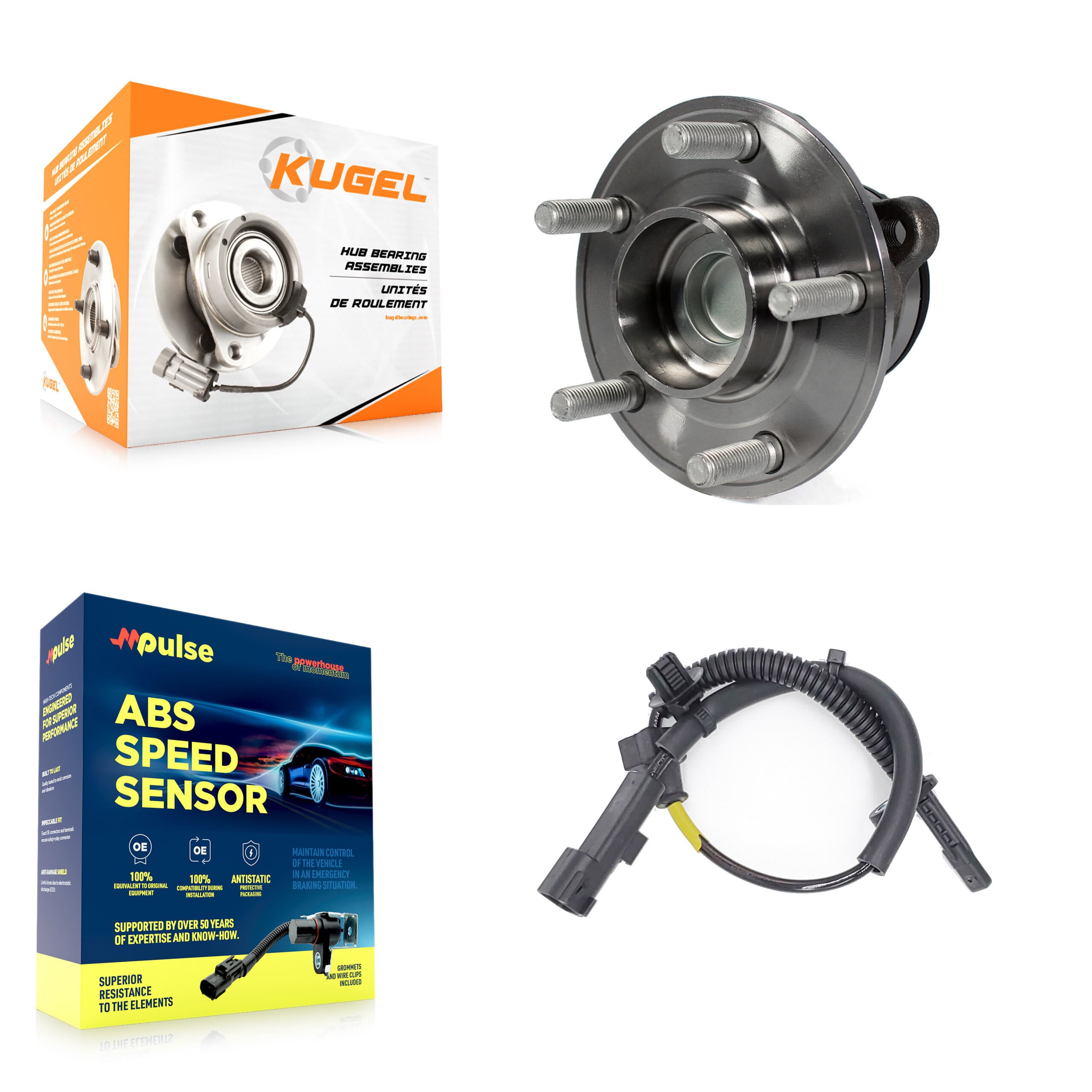 Kugel - K7S-101552 - Rear Wheel Bearing and Hub Assembly Kits image 1