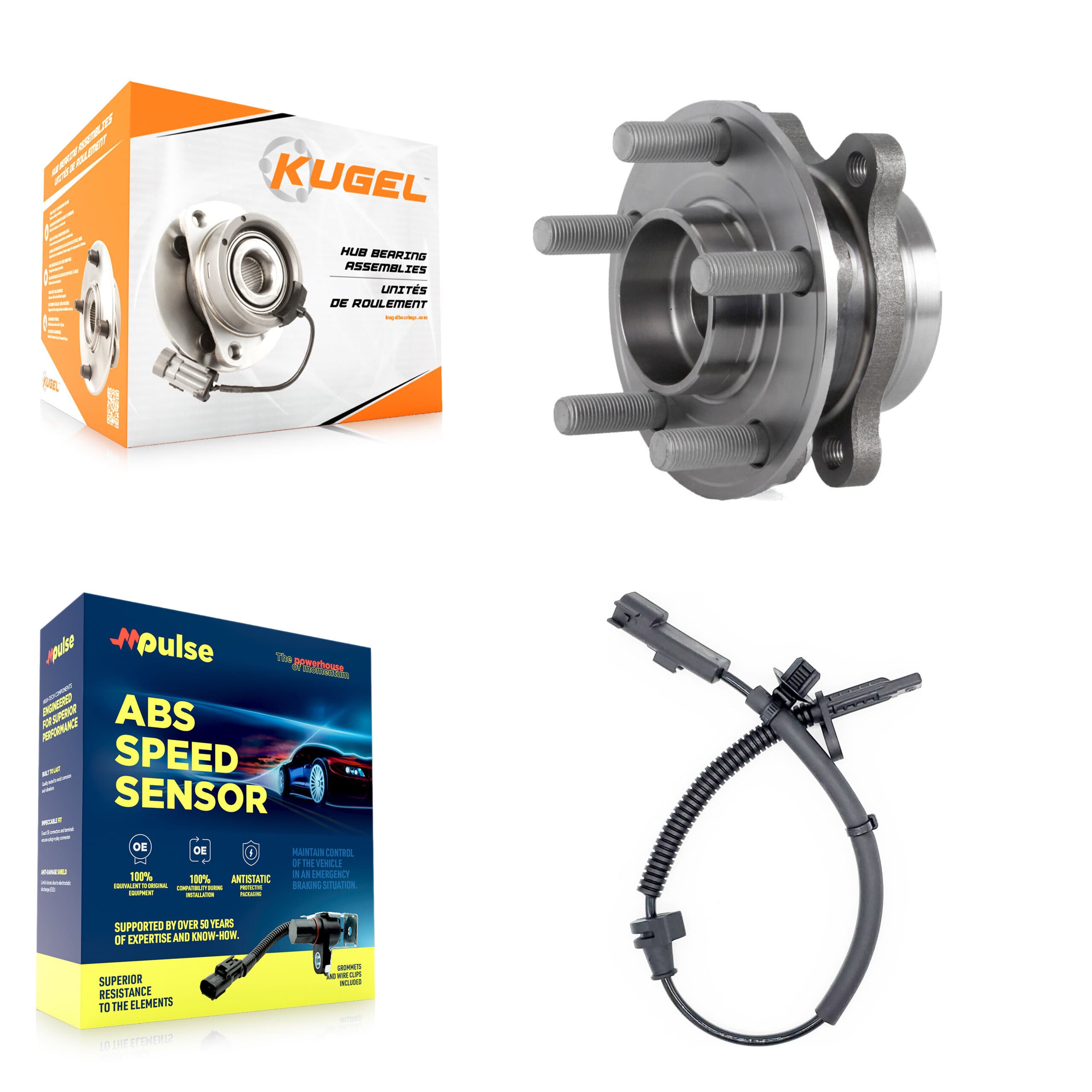 Kugel - K7S-101559 - Rear Wheel Bearing and Hub Assembly Kits image 1