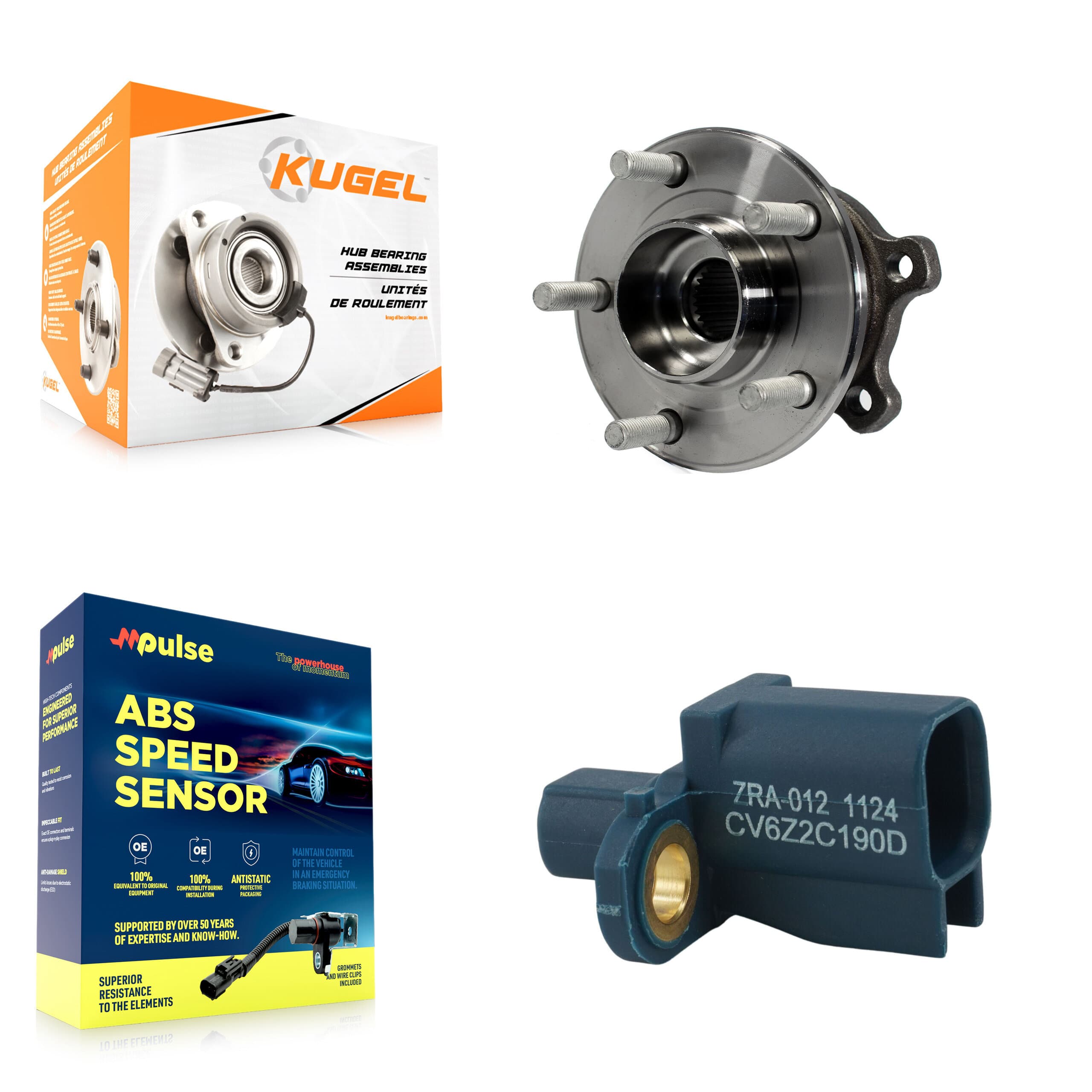 Kugel - K7S-101582 - Rear Wheel Bearing and Hub Assembly Kits image 1