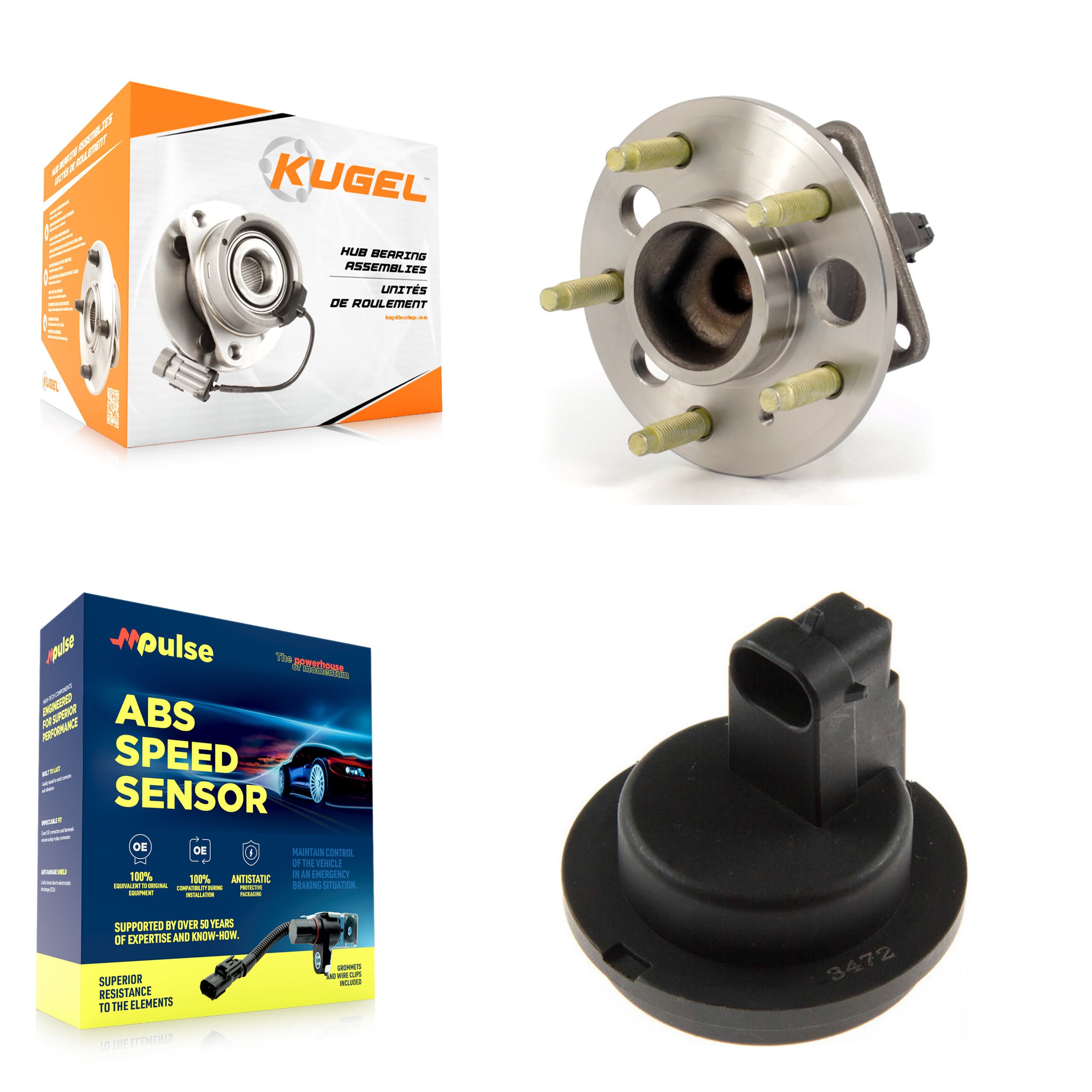 Kugel - K7S-101599 - Rear Wheel Bearing and Hub Assembly Kits image 1