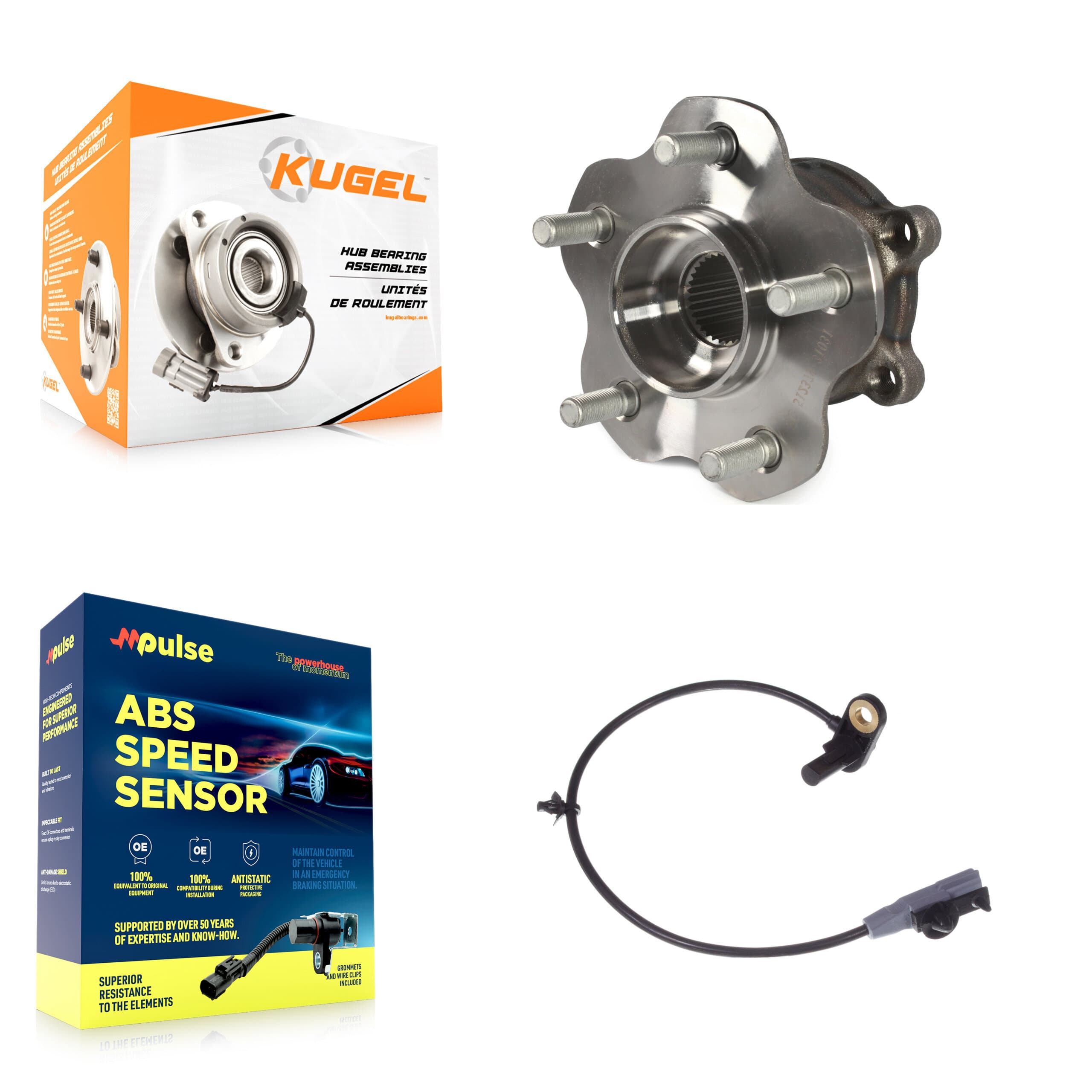 Kugel - K7S-101606 - Rear Wheel Bearing and Hub Assembly Kits image 1
