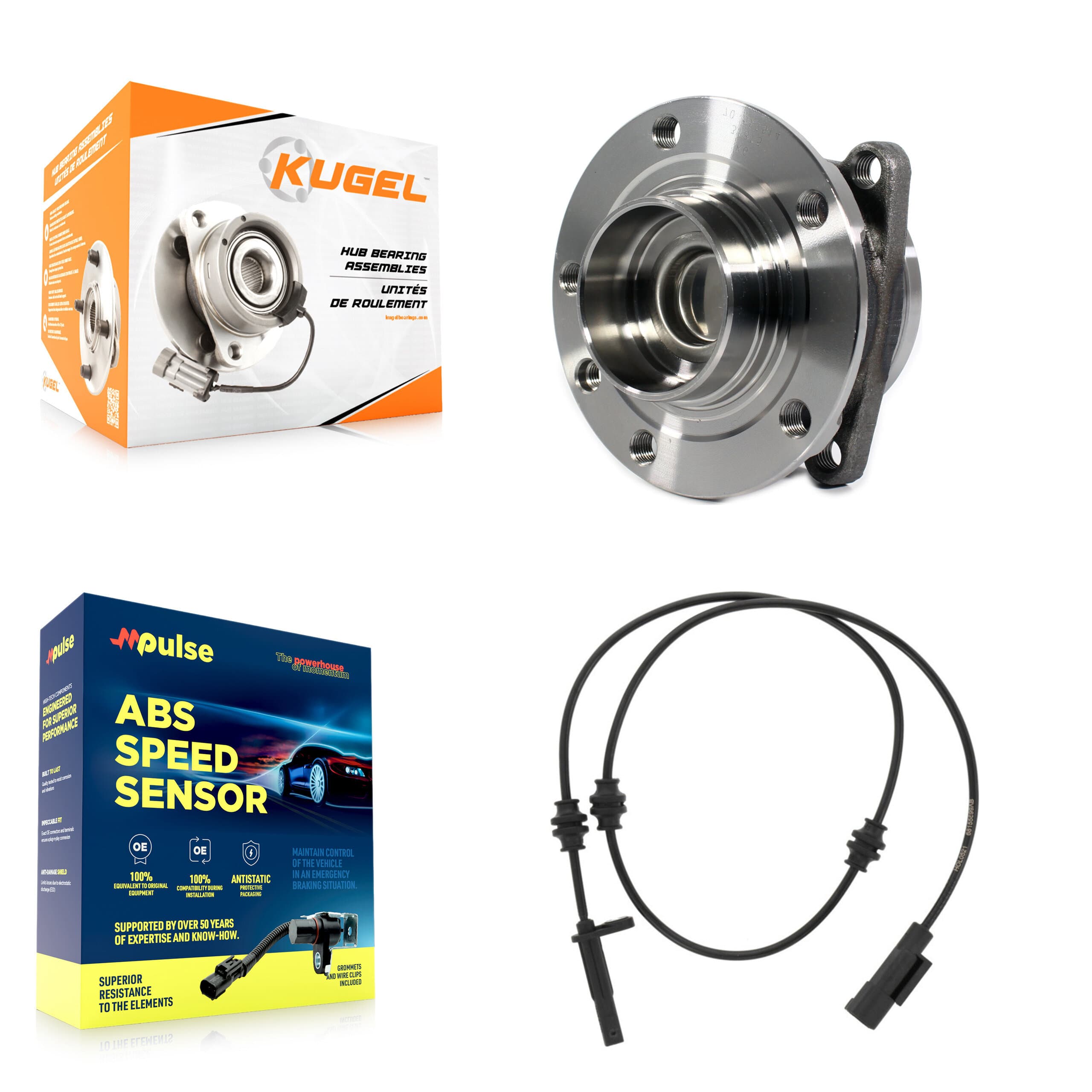 Kugel - K7S-101608 - Rear Wheel Bearing and Hub Assembly Kits image 1