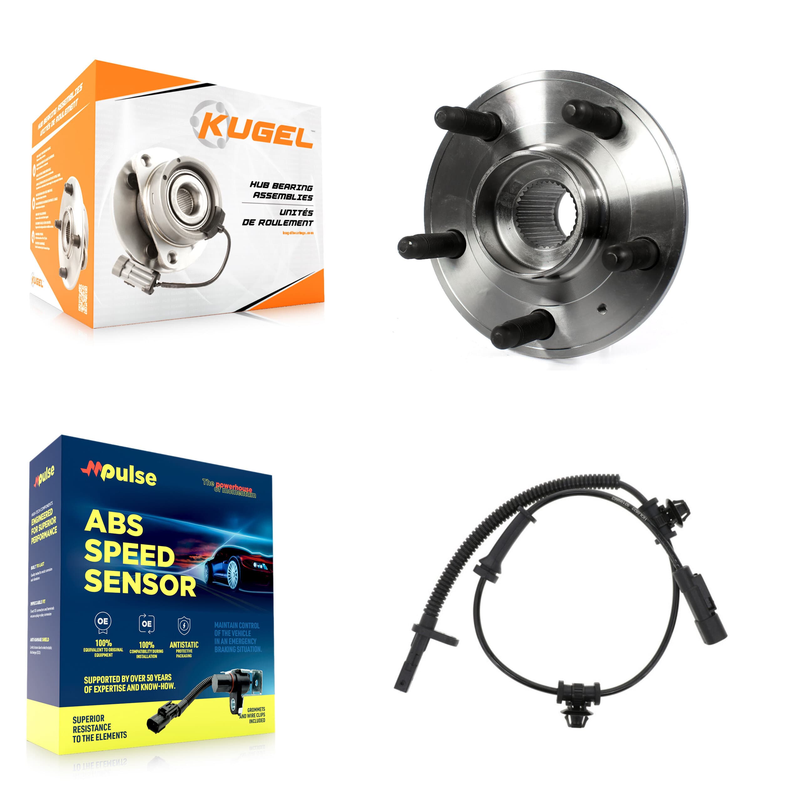 Kugel - K7S-101627 - Rear Wheel Bearing and Hub Assembly Kits image 1
