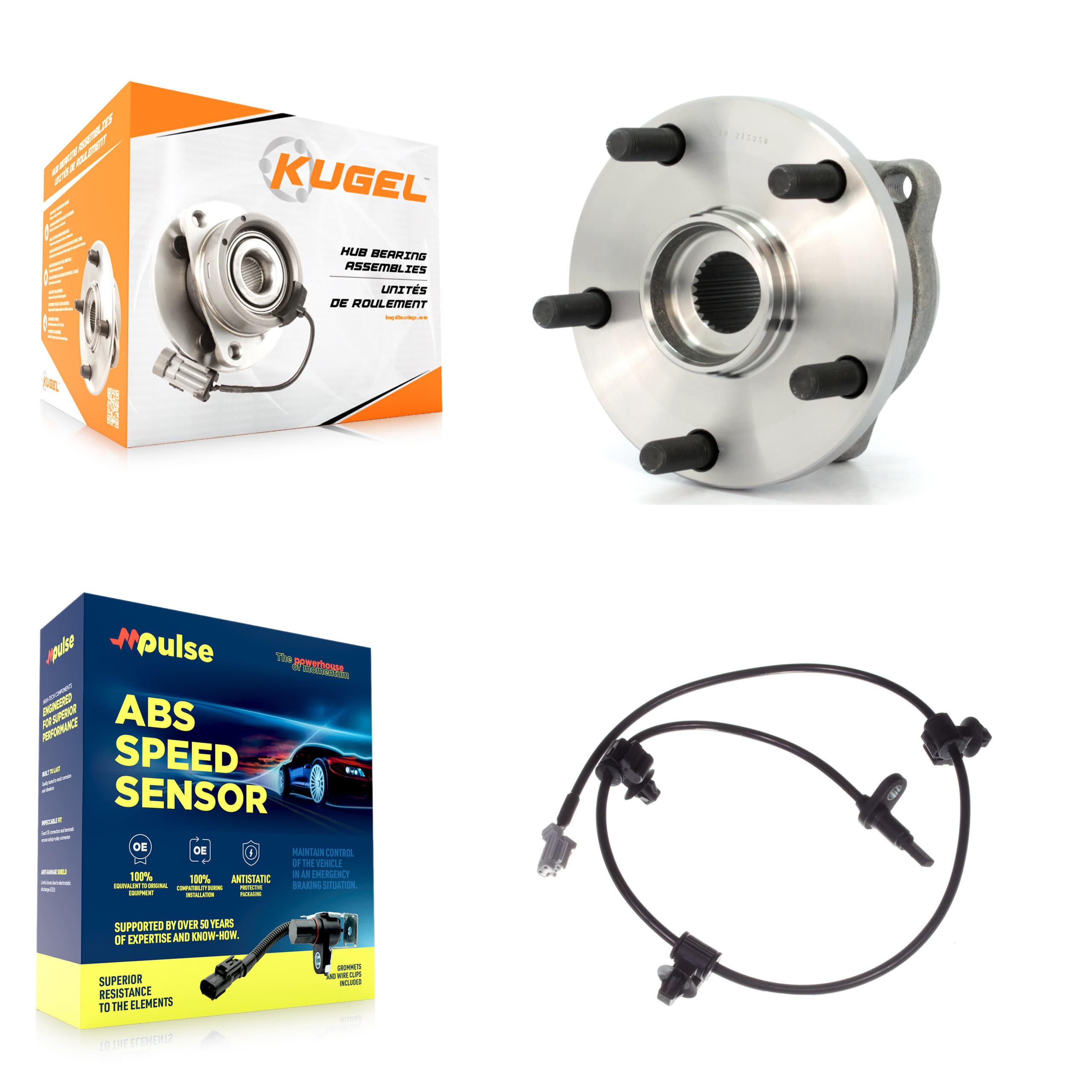 Kugel - K7S-101635 - Rear Wheel Bearing and Hub Assembly Kits image 1