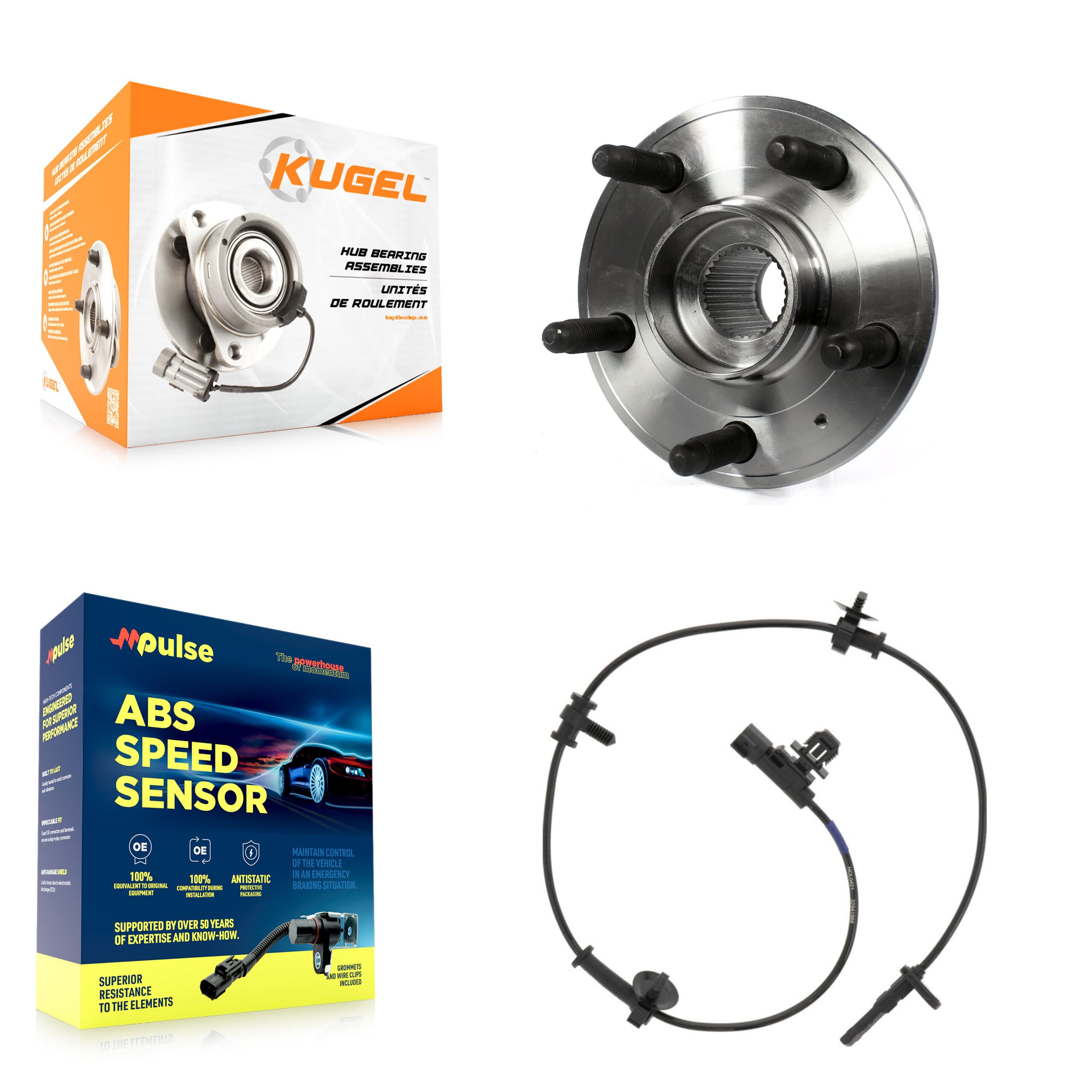 Kugel - K7S-101640 - Rear Wheel Bearing and Hub Assembly Kits image 1