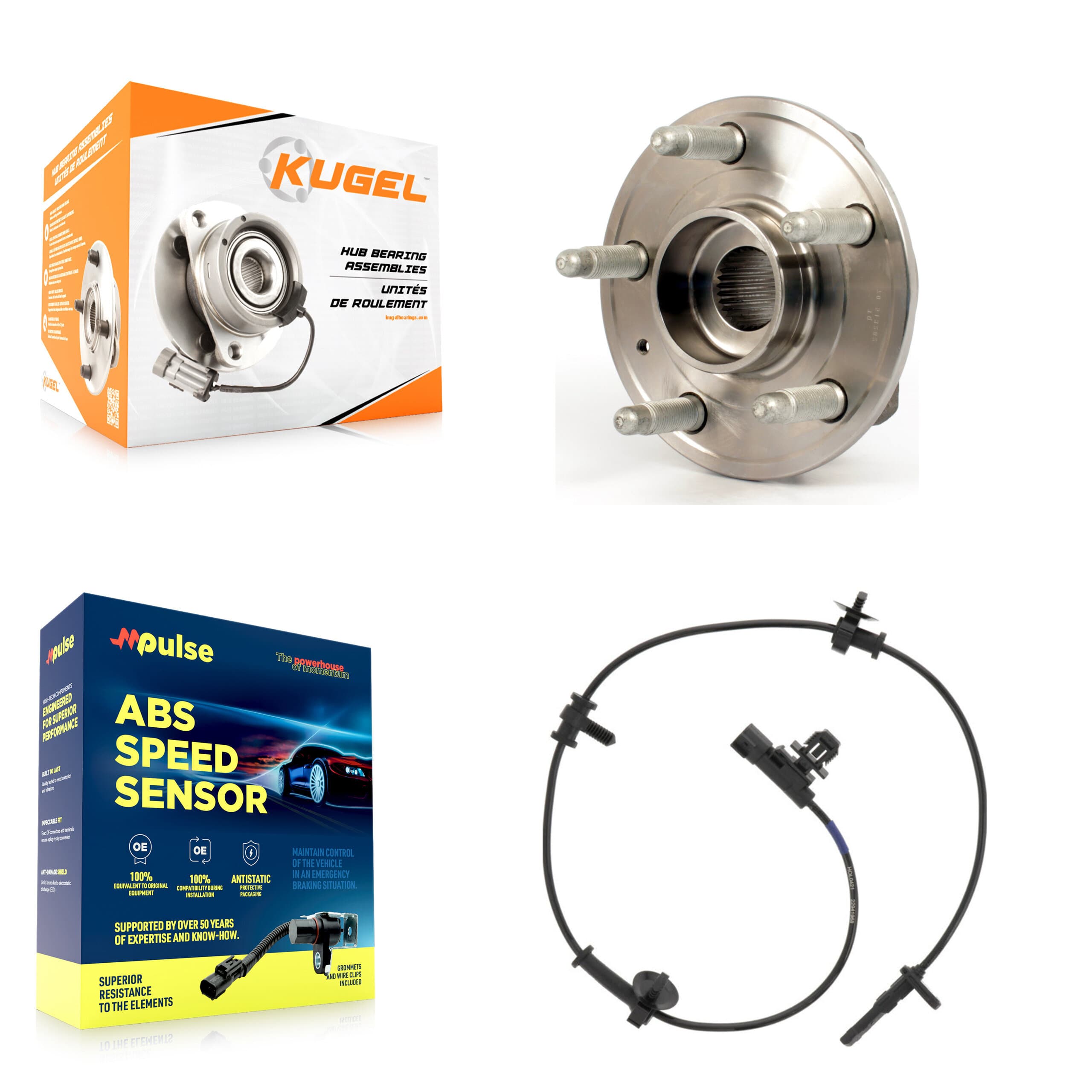 Kugel - K7S-101641 - Rear Wheel Bearing and Hub Assembly Kits image 1