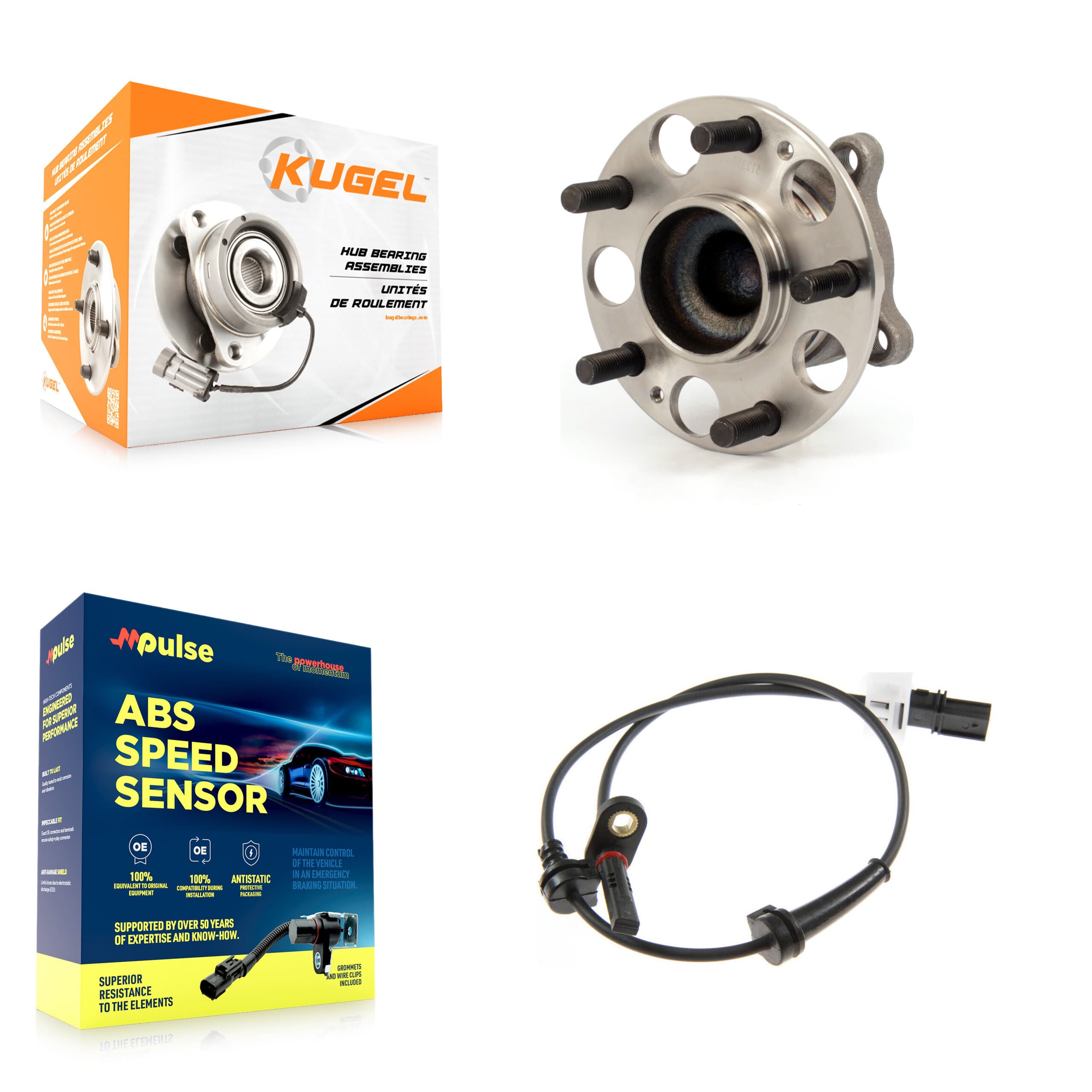 Kugel - K7S-101667 - Rear Wheel Bearing and Hub Assembly Kits image 1