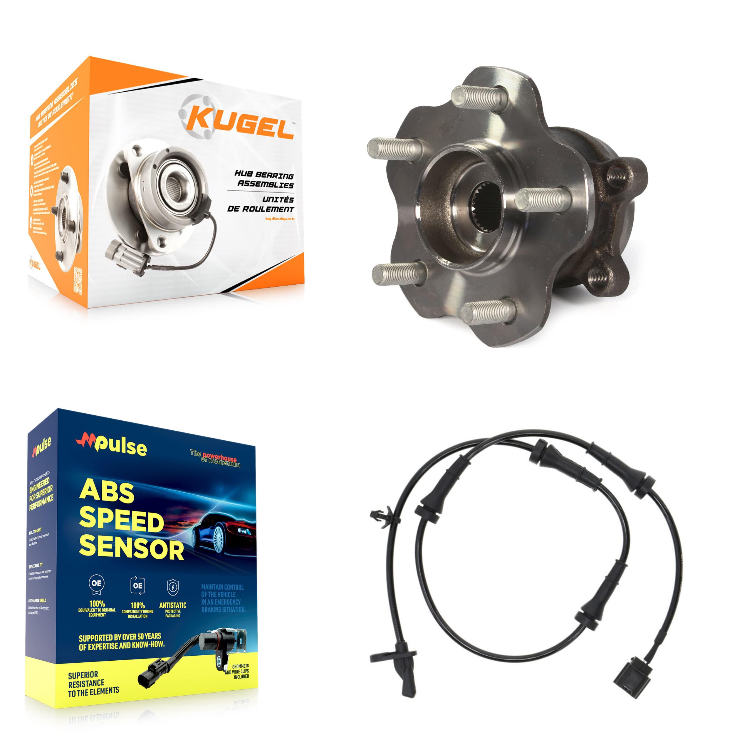 Kugel - K7S-101673 - Rear Wheel Bearing and Hub Assembly Kits image 1