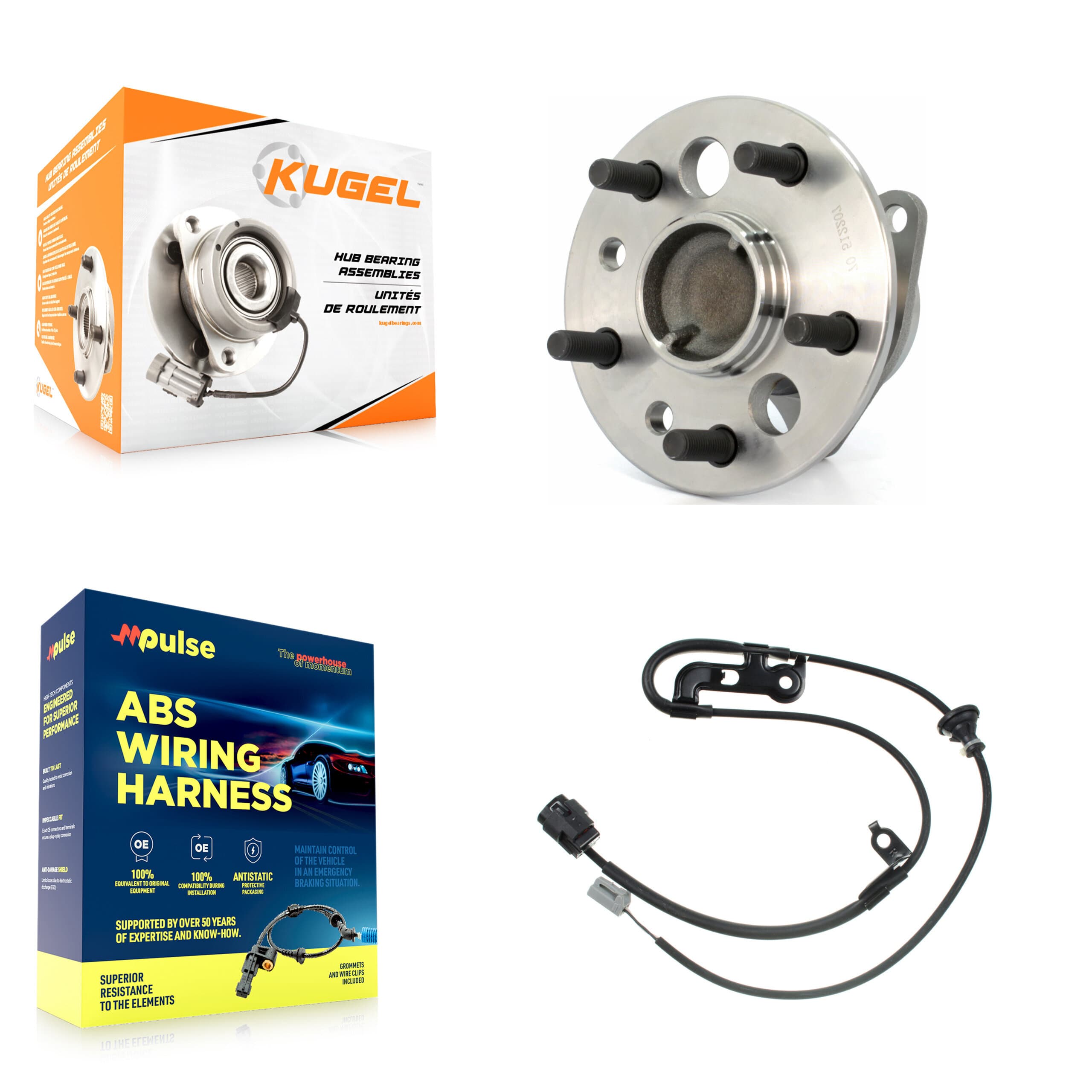Kugel - K7S-101694 - Rear Right Wheel Bearing and Hub Assembly Kits image 1