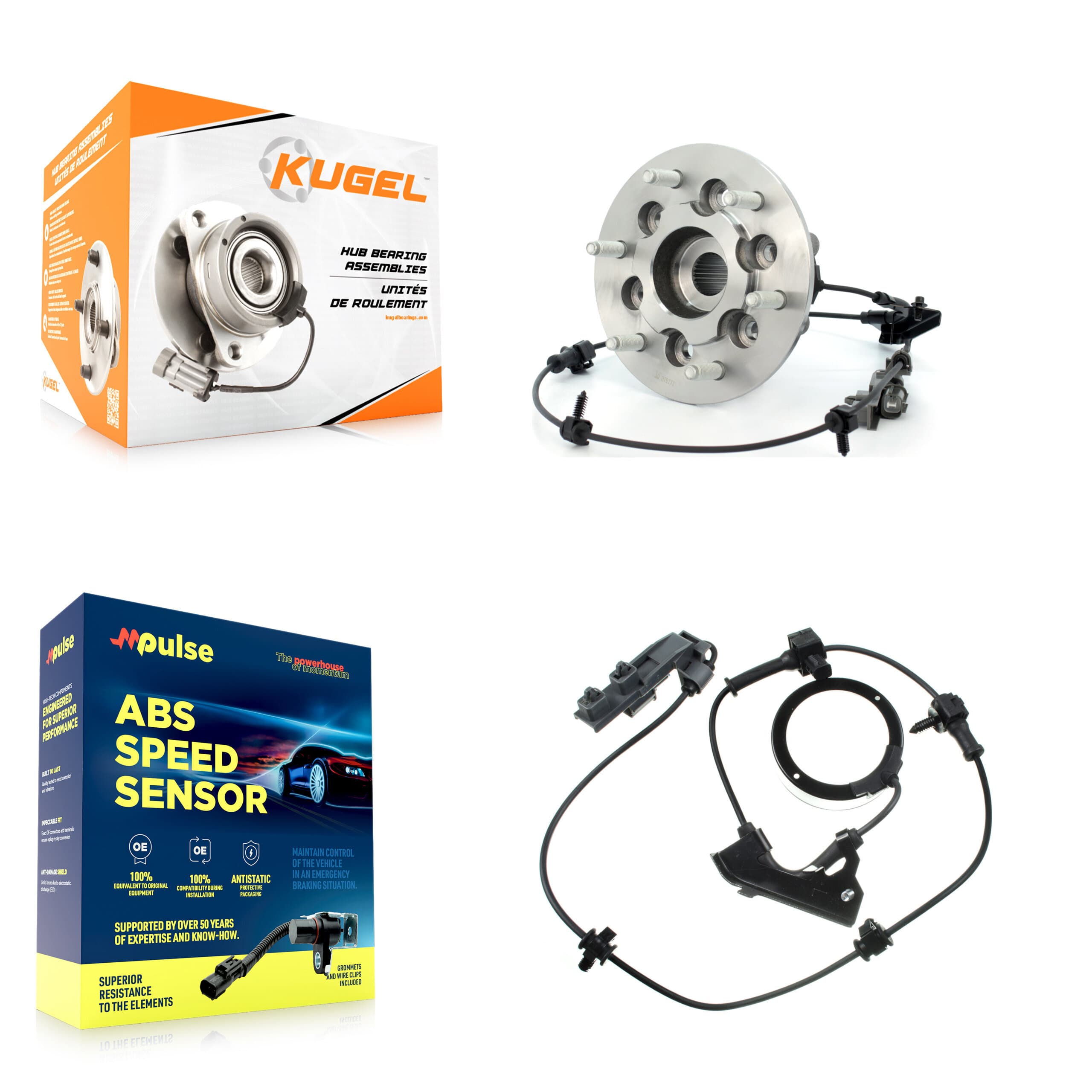 Kugel - K7S-101705 - Front Right Wheel Bearing and Hub Assembly Kits image 1