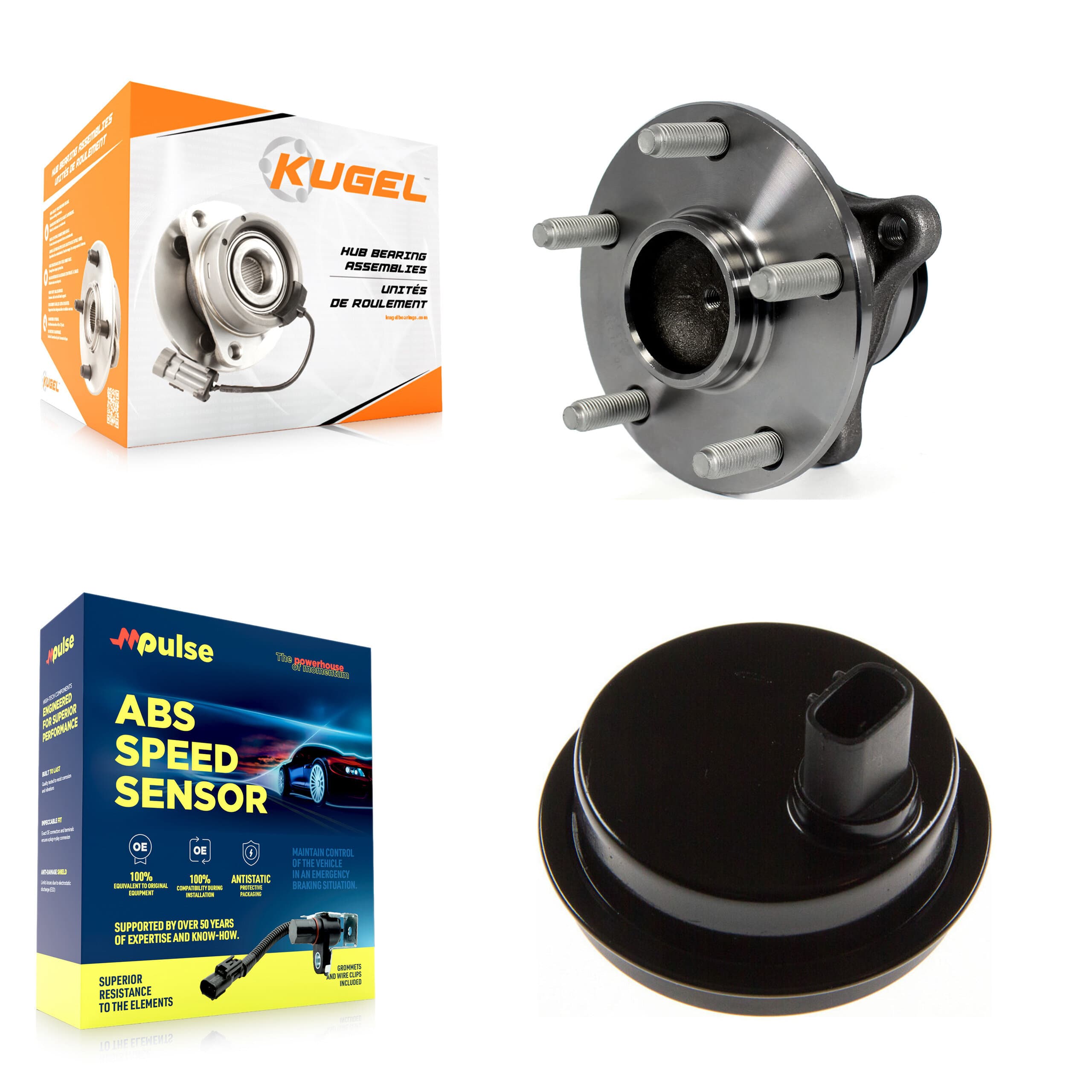 Kugel - K7S-101706 - Front Right Wheel Bearing and Hub Assembly Kits image 1