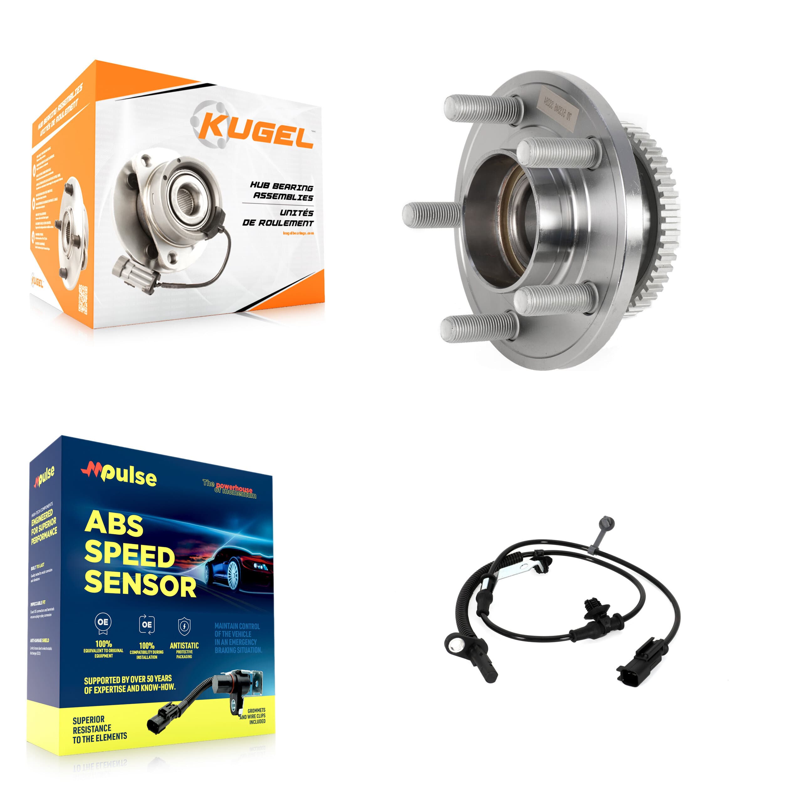 Kugel - K7S-102231 - Front Wheel Bearing and Hub Assembly Kits image 1