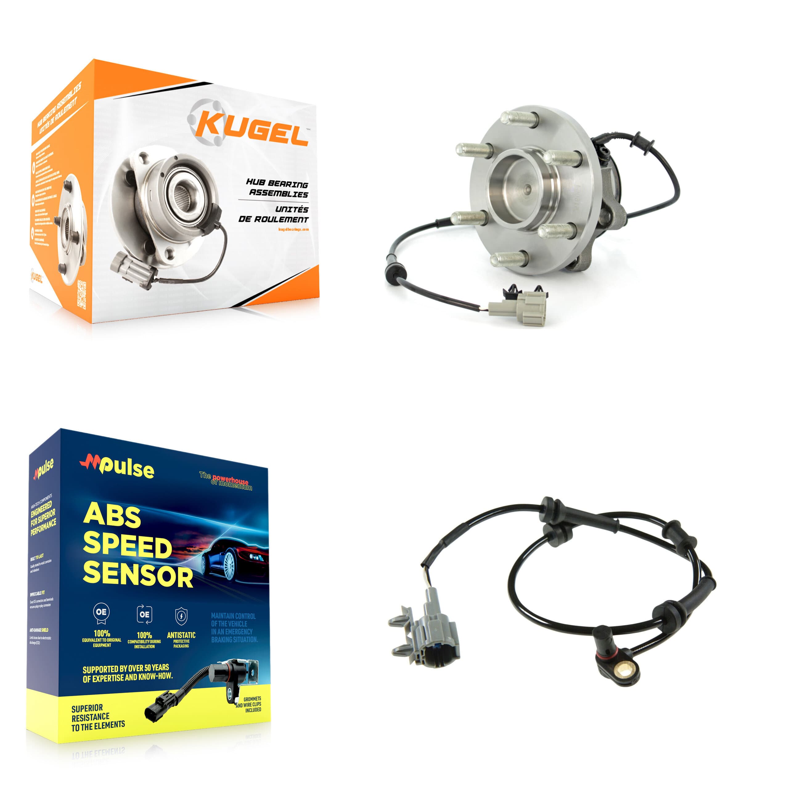 Kugel - K7S-102261 - Front Wheel Bearing and Hub Assembly Kits image 1