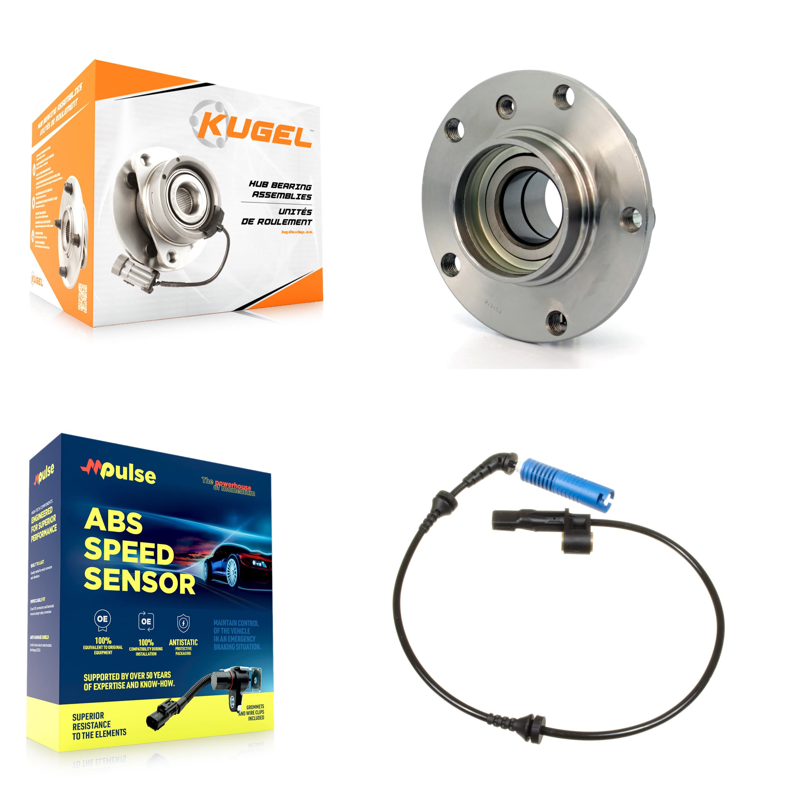 Kugel - K7S-102278 - Front Wheel Bearing and Hub Assembly Kits image 1