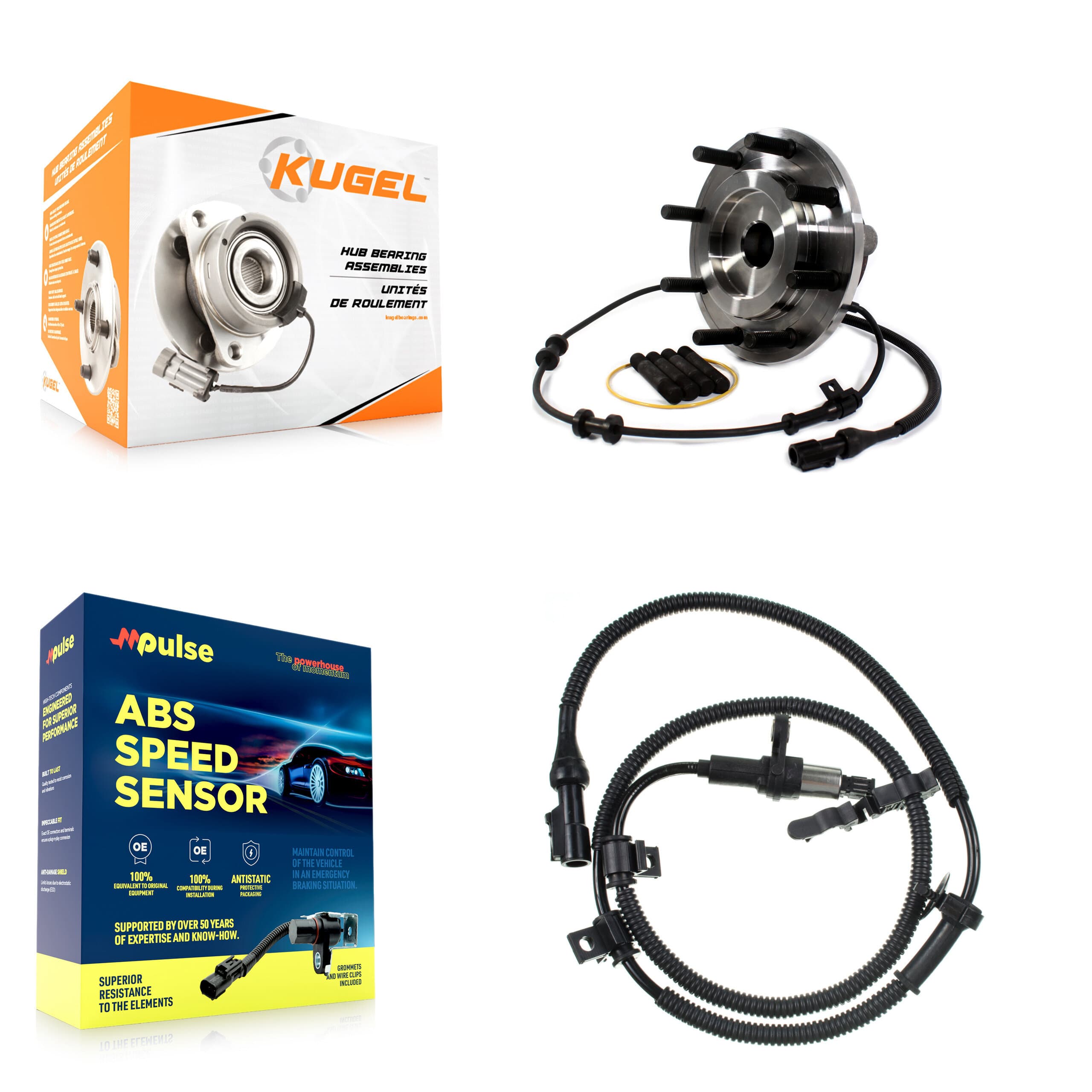 Kugel - K7S-102305 - Front Wheel Bearing and Hub Assembly Kits image 1