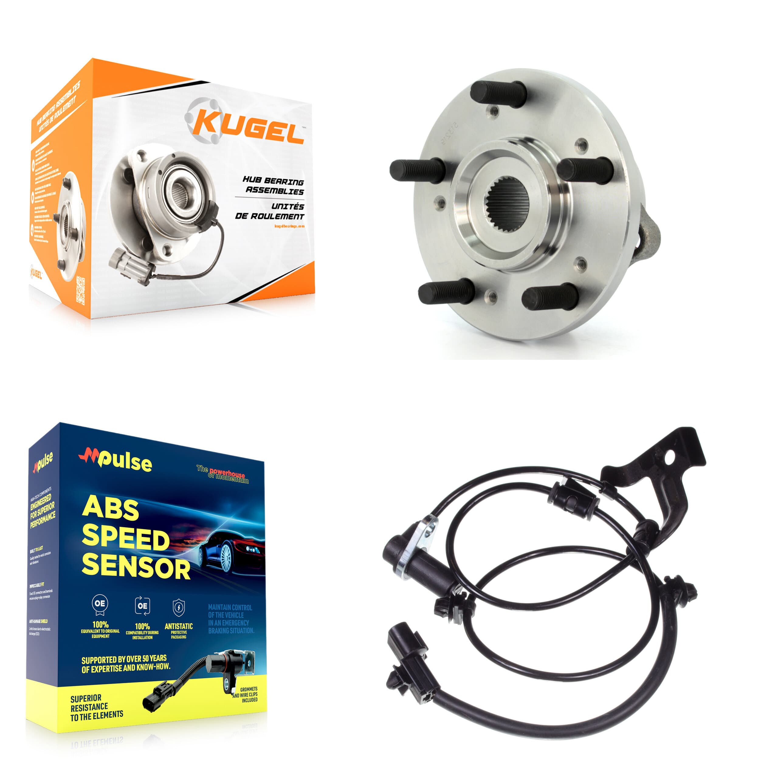 Kugel - K7S-102312 - Front Wheel Bearing and Hub Assembly Kits image 1