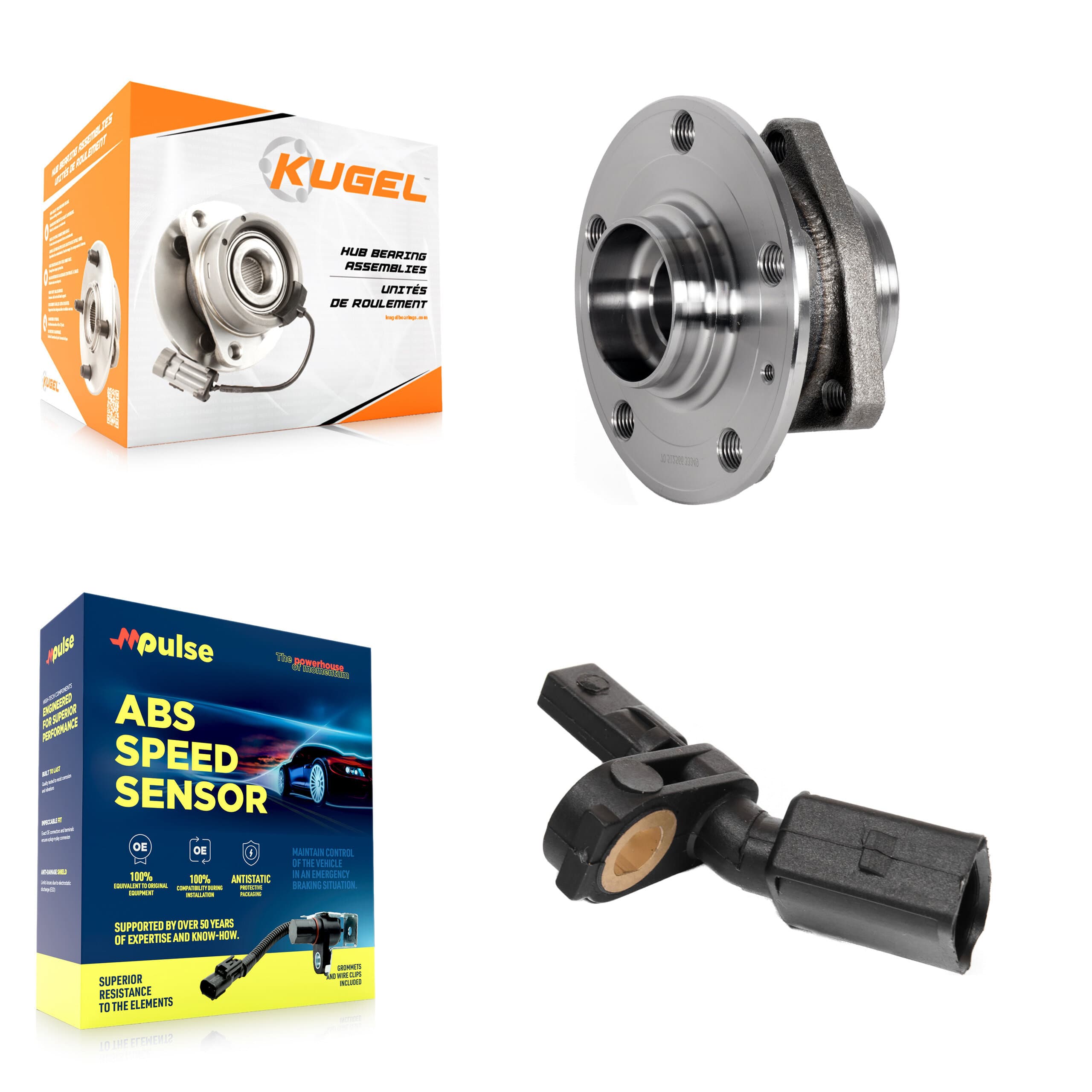 Kugel - K7S-102549 - Front Wheel Bearing and Hub Assembly Kits image 1