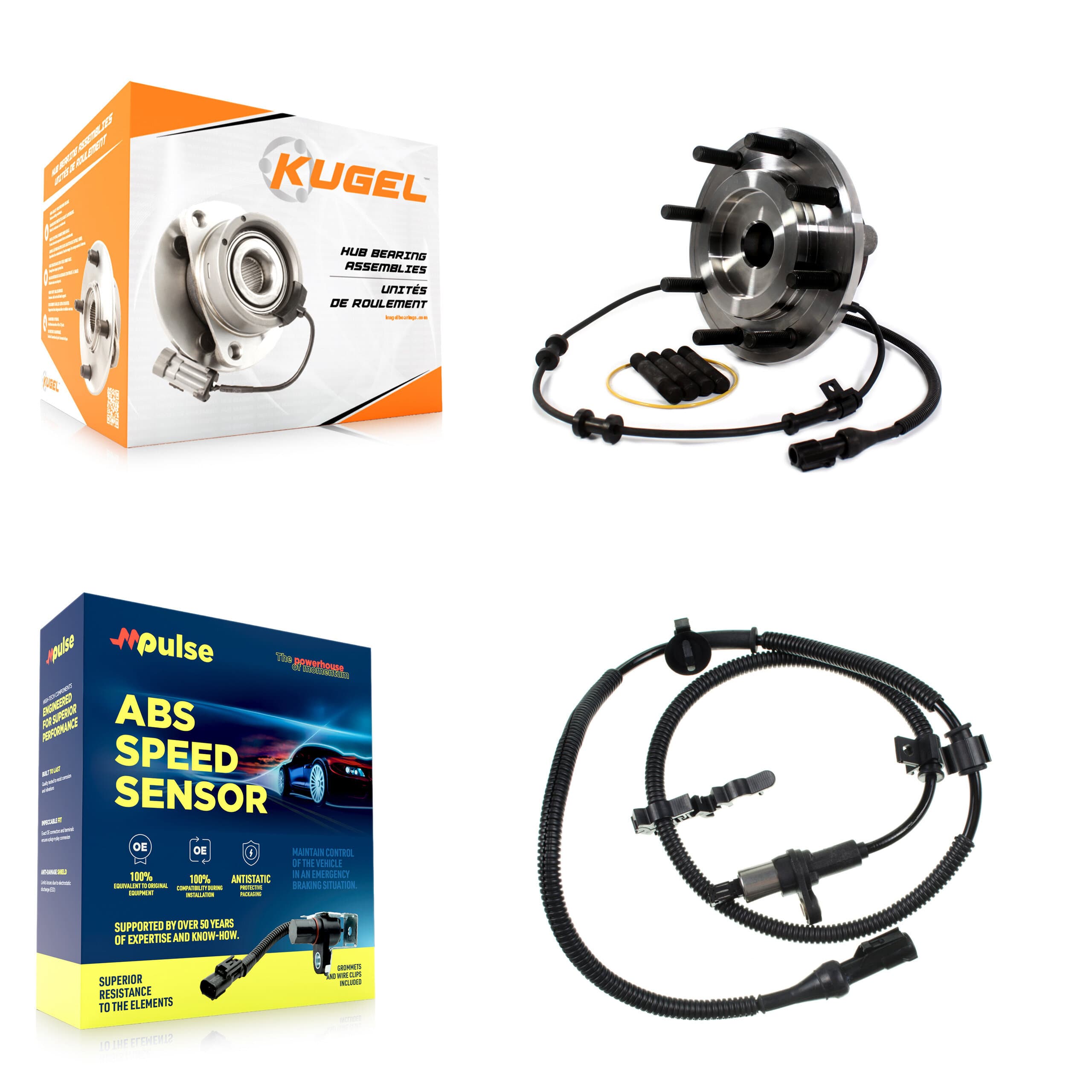Kugel - K7S-102557 - Front Wheel Bearing and Hub Assembly Kits image 1