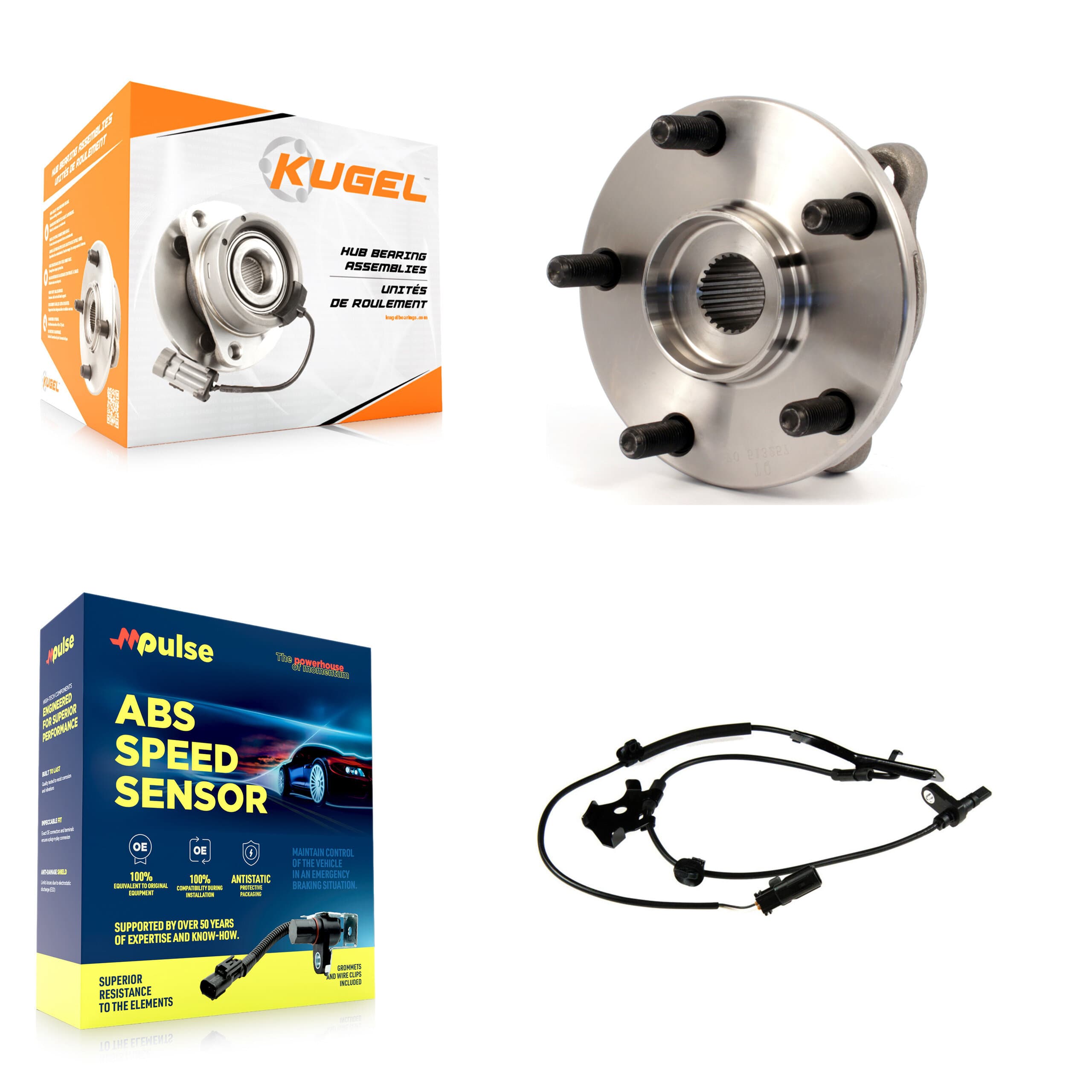 Kugel - K7S-102572 - Front Wheel Bearing and Hub Assembly Kits image 1