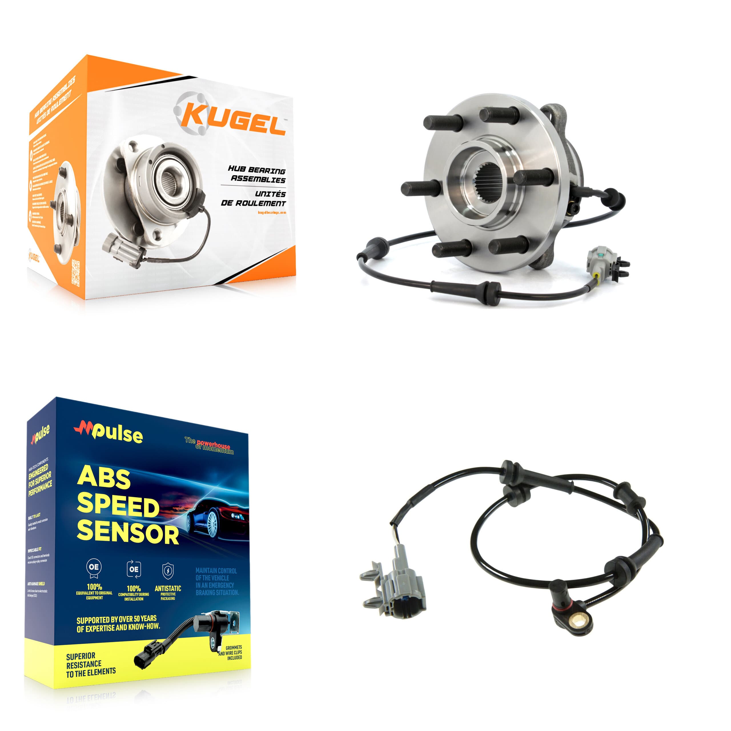 Kugel - K7S-102578 - Front Wheel Bearing and Hub Assembly Kits image 1
