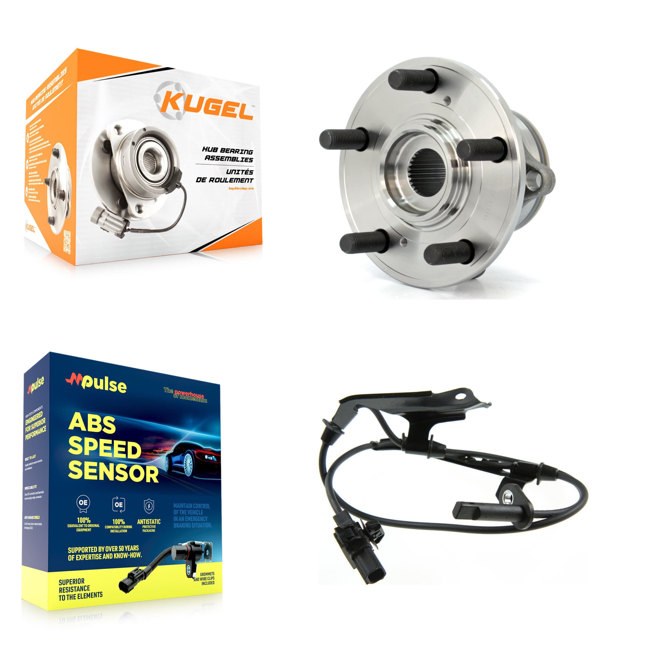 Kugel - K7S-102592 - Front Wheel Bearing and Hub Assembly Kits image 1