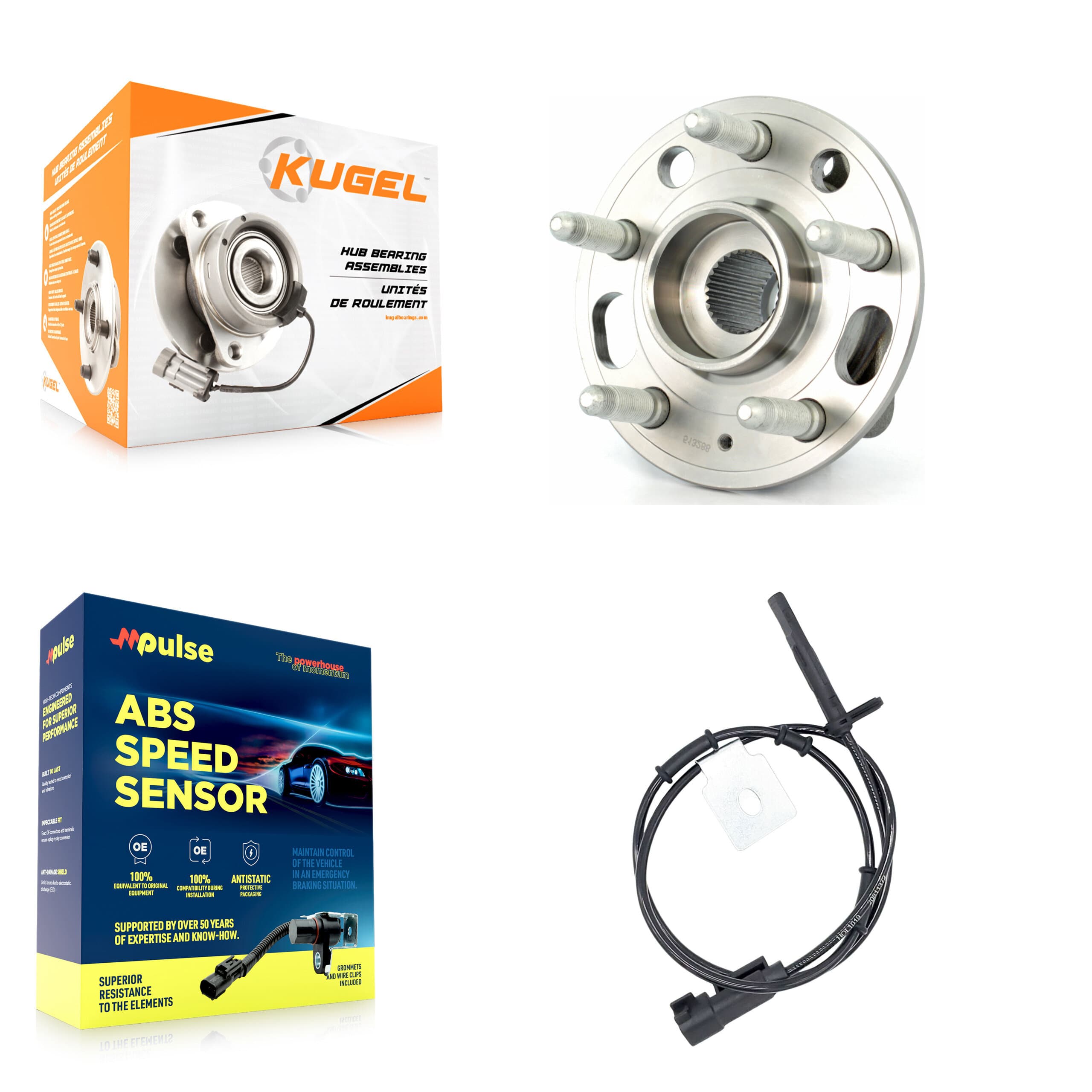 Kugel - K7S-102617 - Front Wheel Bearing and Hub Assembly Kits image 1