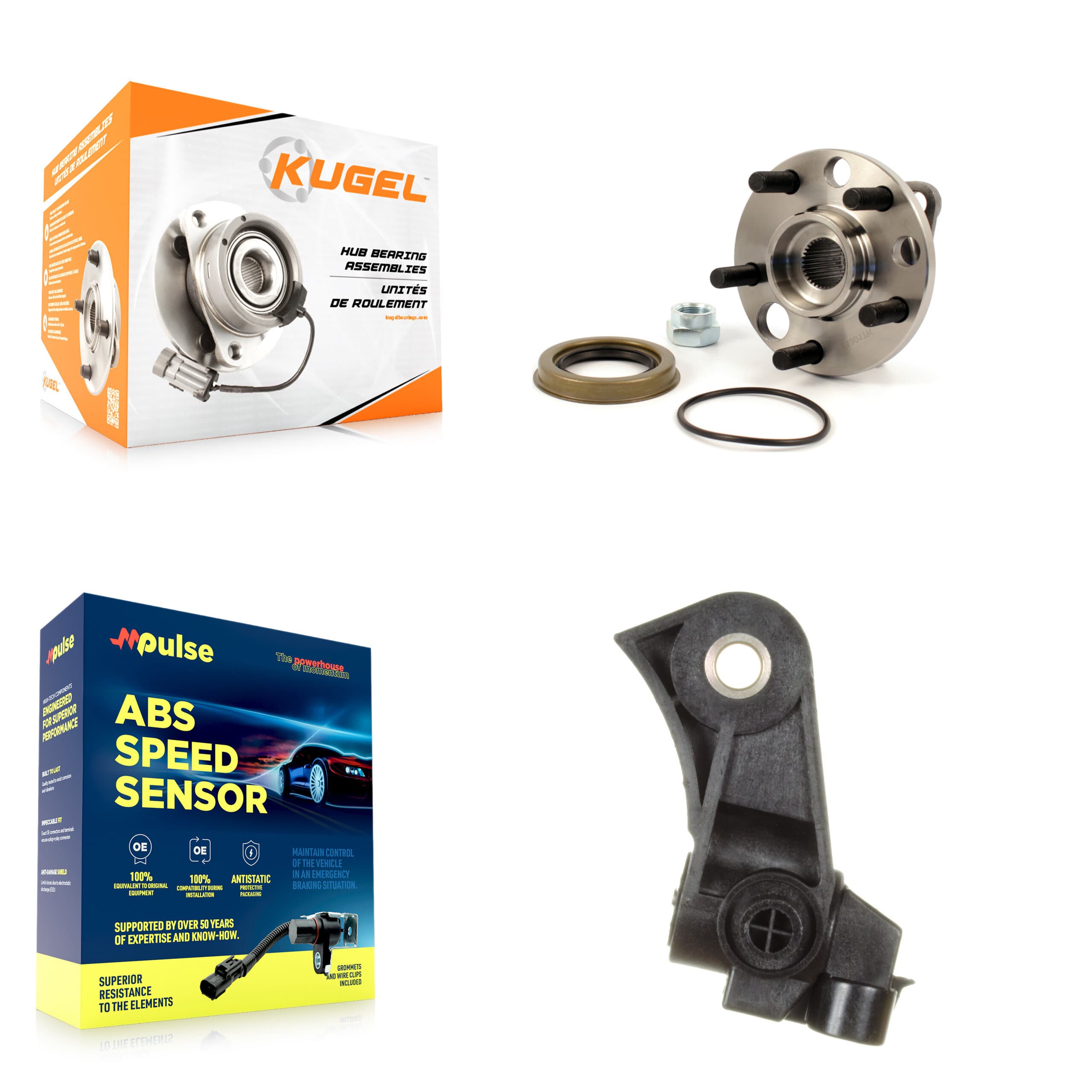 Kugel - K7S-102618 - Front Wheel Bearing and Hub Assembly Kits image 1
