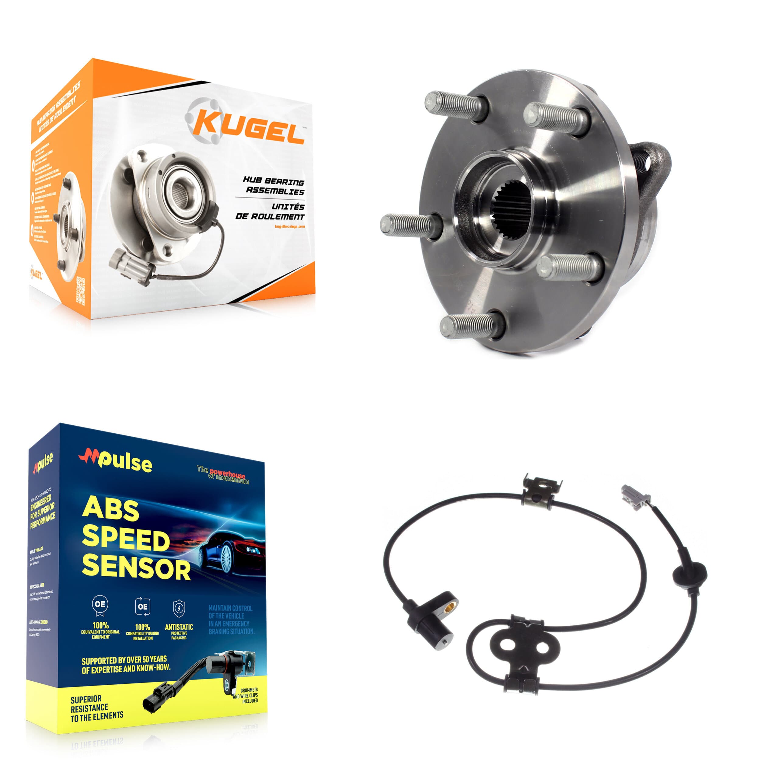 Kugel - K7S-102632 - Front Wheel Bearing and Hub Assembly Kits image 1