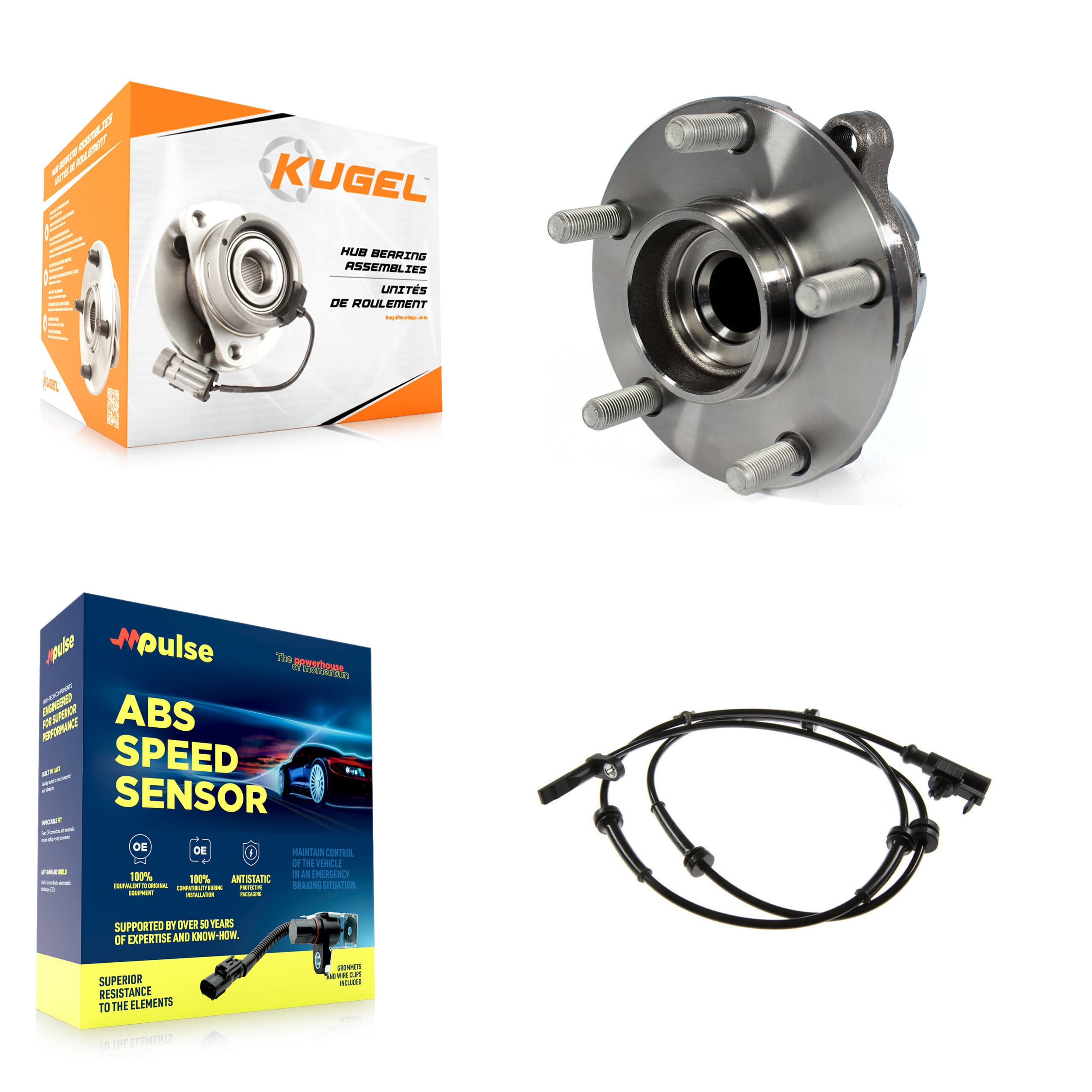 Kugel - K7S-103051 - Front Wheel Bearing and Hub Assembly Kits image 1