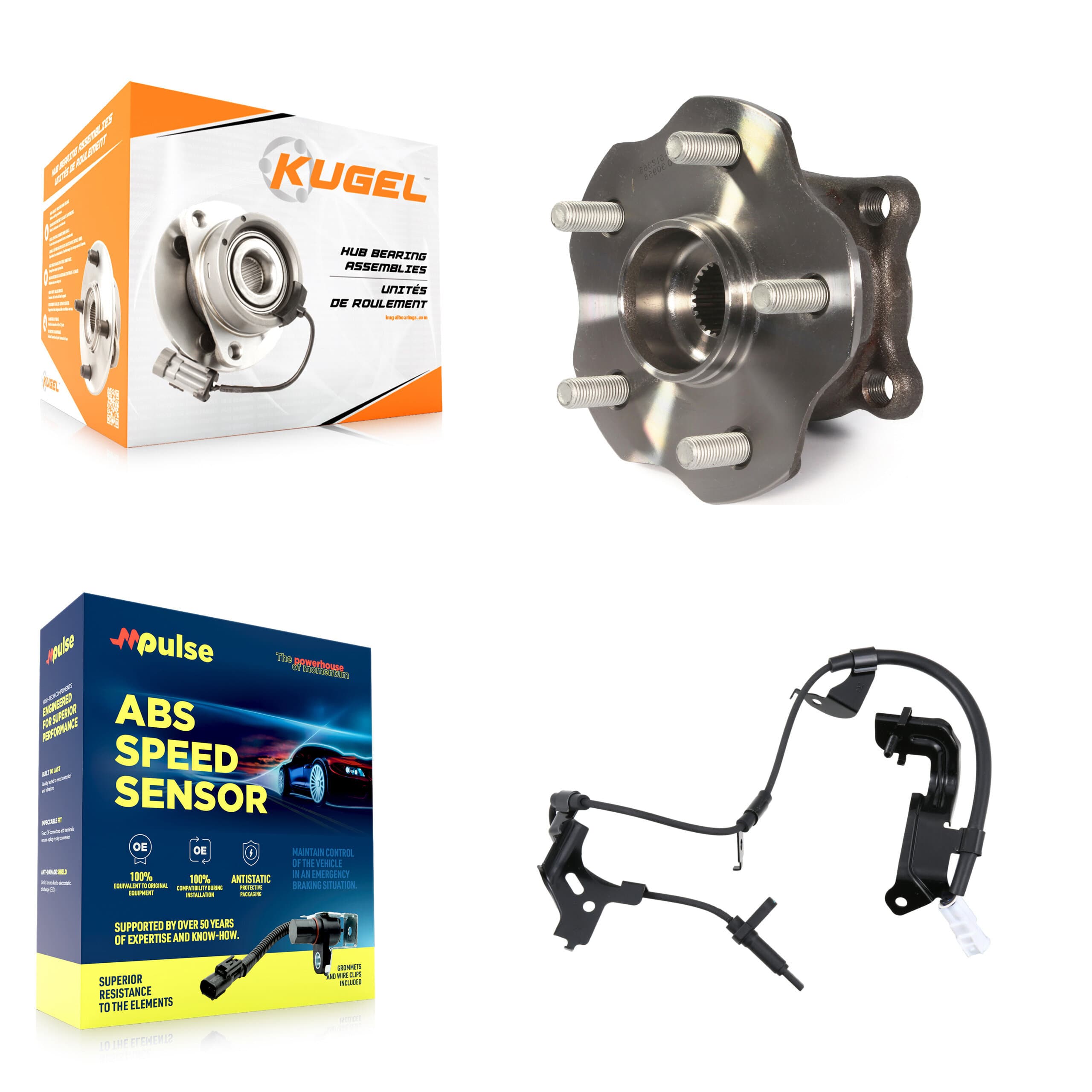 Kugel - K7S-103090 - Rear Wheel Bearing and Hub Assembly Kits image 1
