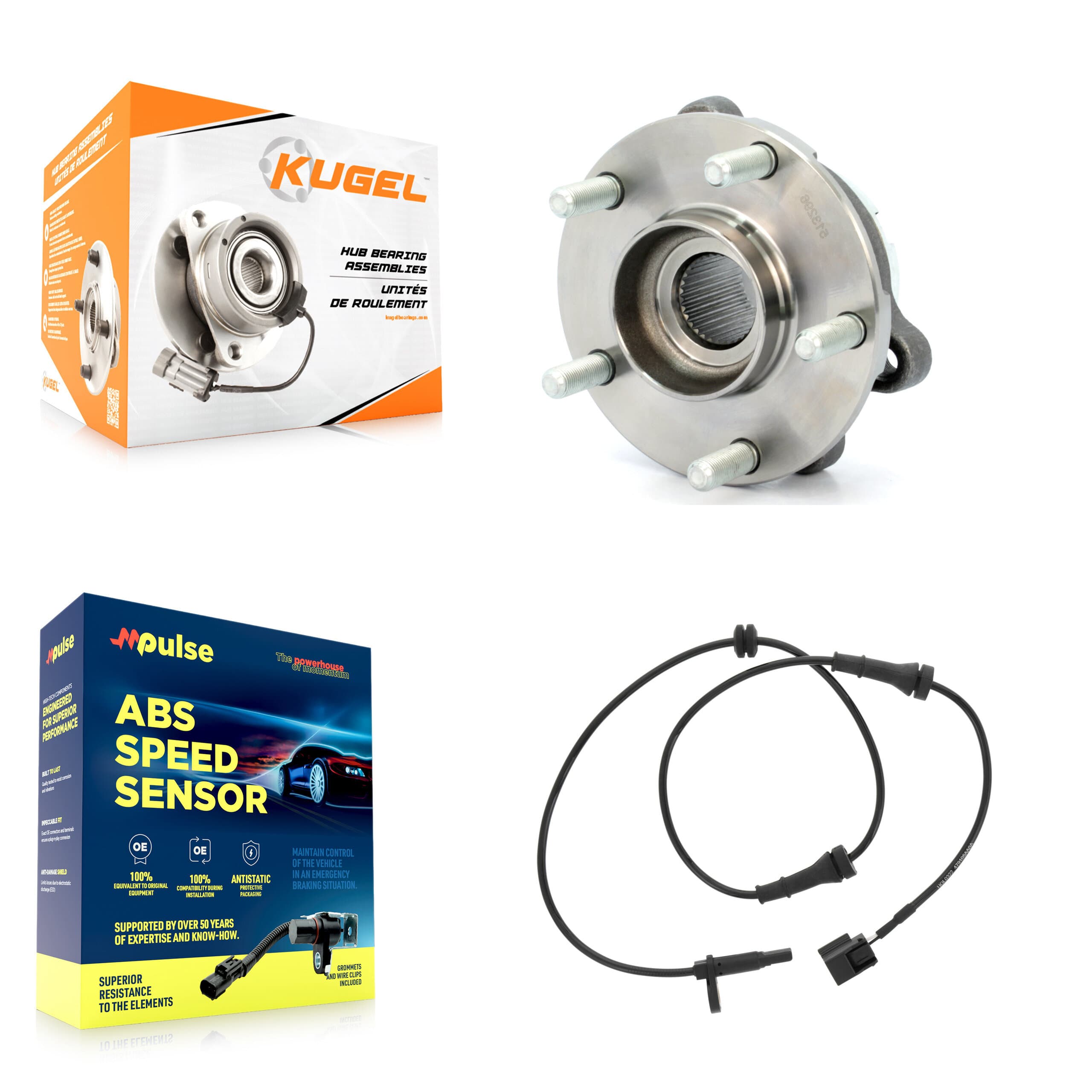 Kugel - K7S-103096 - Front Wheel Bearing and Hub Assembly Kits image 1