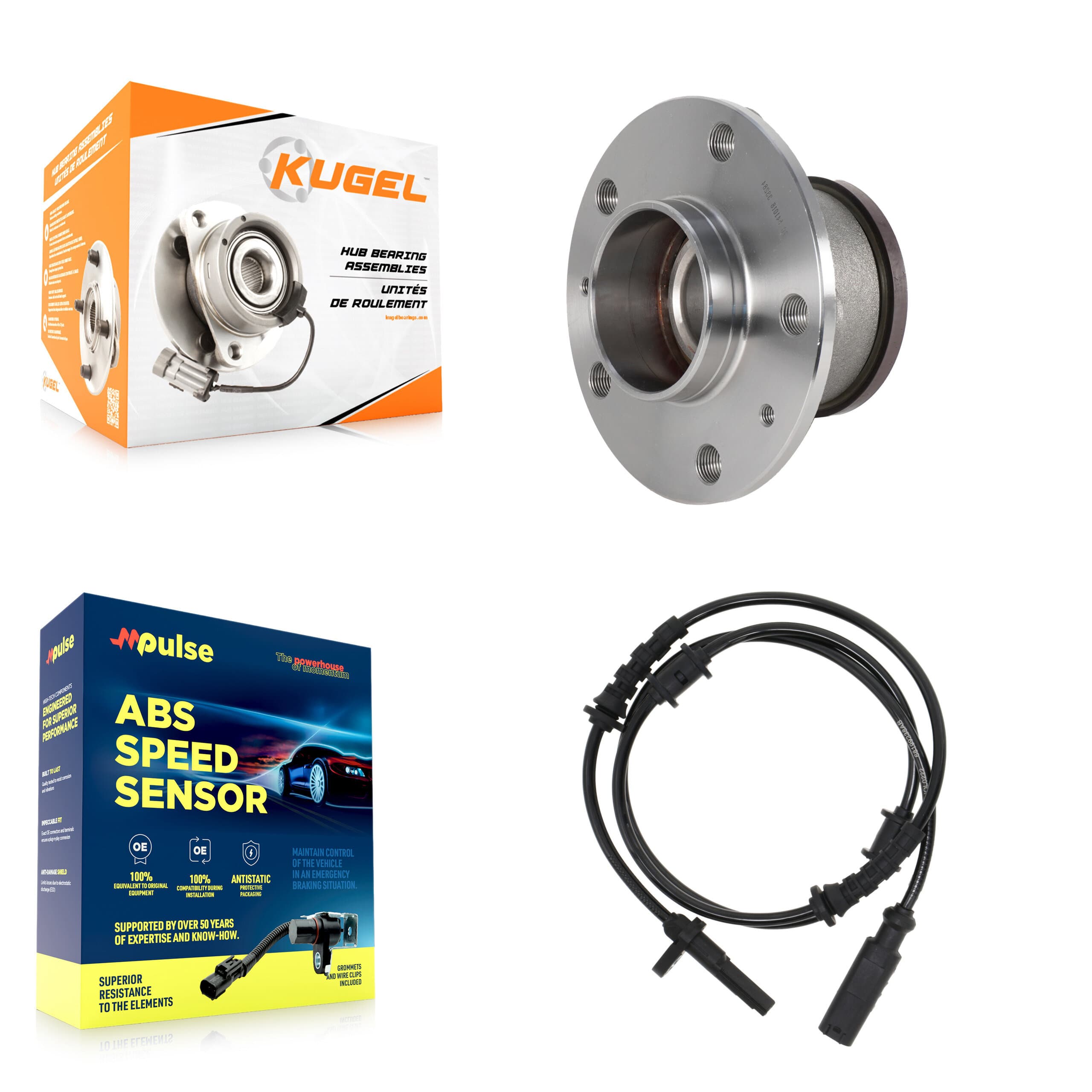 Kugel - K7S-103105 - Rear Wheel Bearing and Hub Assembly Kits image 1
